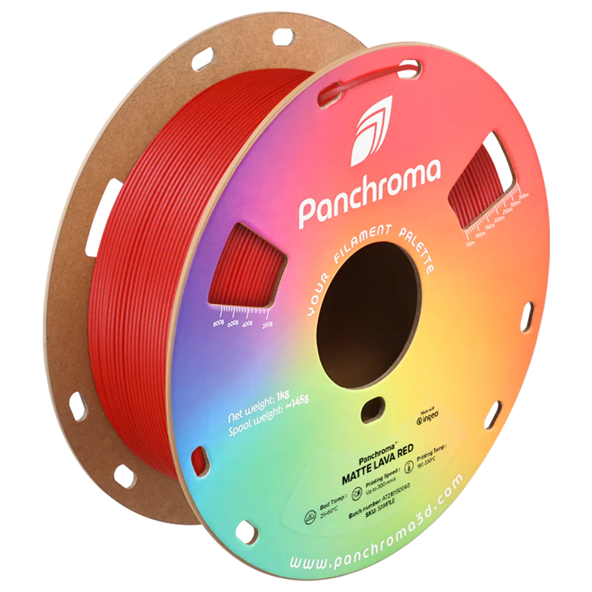 Panchroma Matte PLA Filament 1.75mm 1kg ( Formerly Polymaker PolyTerra PLA)