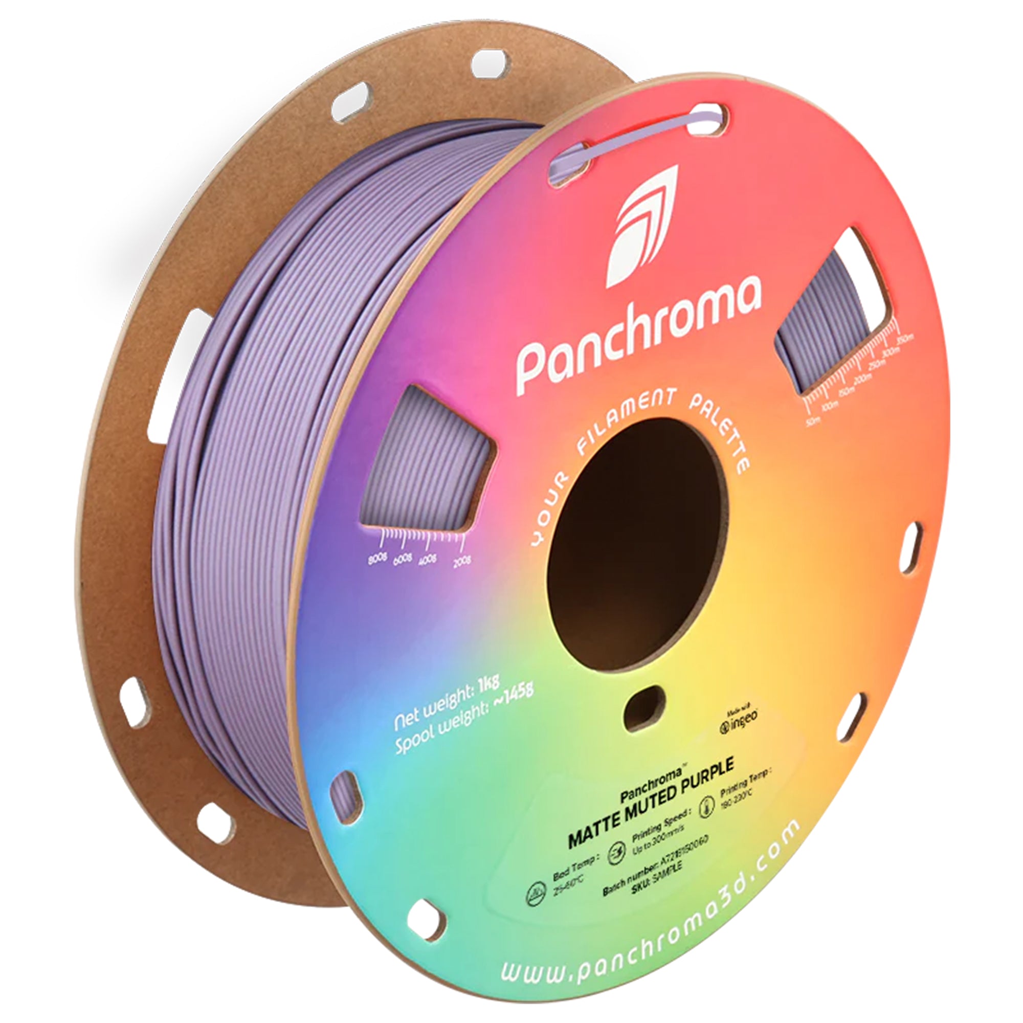 Panchroma Matte PLA Filament 1.75mm 1kg ( Formerly Polymaker PolyTerra PLA)