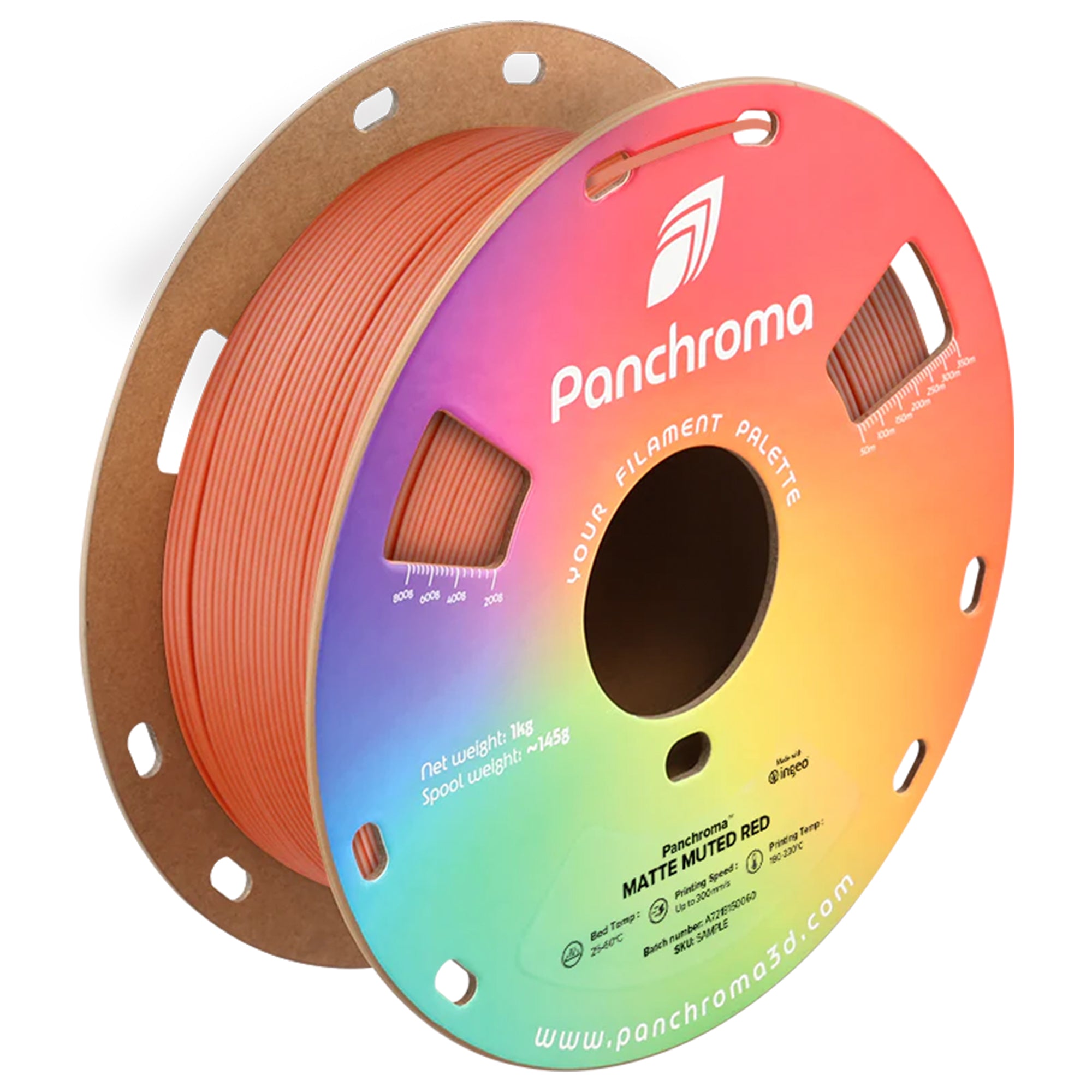 Panchroma Matte PLA Filament 1.75mm 1kg ( Formerly Polymaker PolyTerra PLA)