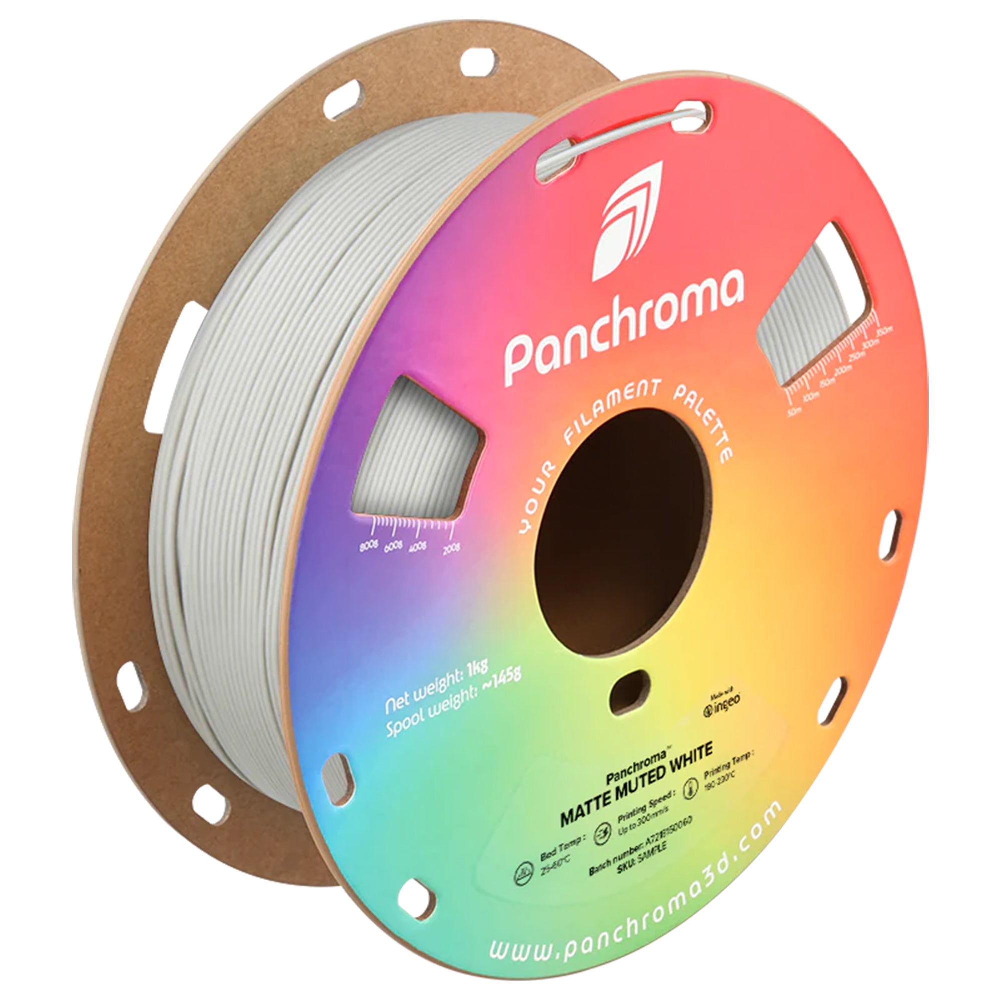 Panchroma Matte PLA Filament 1.75mm 1kg ( Formerly Polymaker PolyTerra PLA)