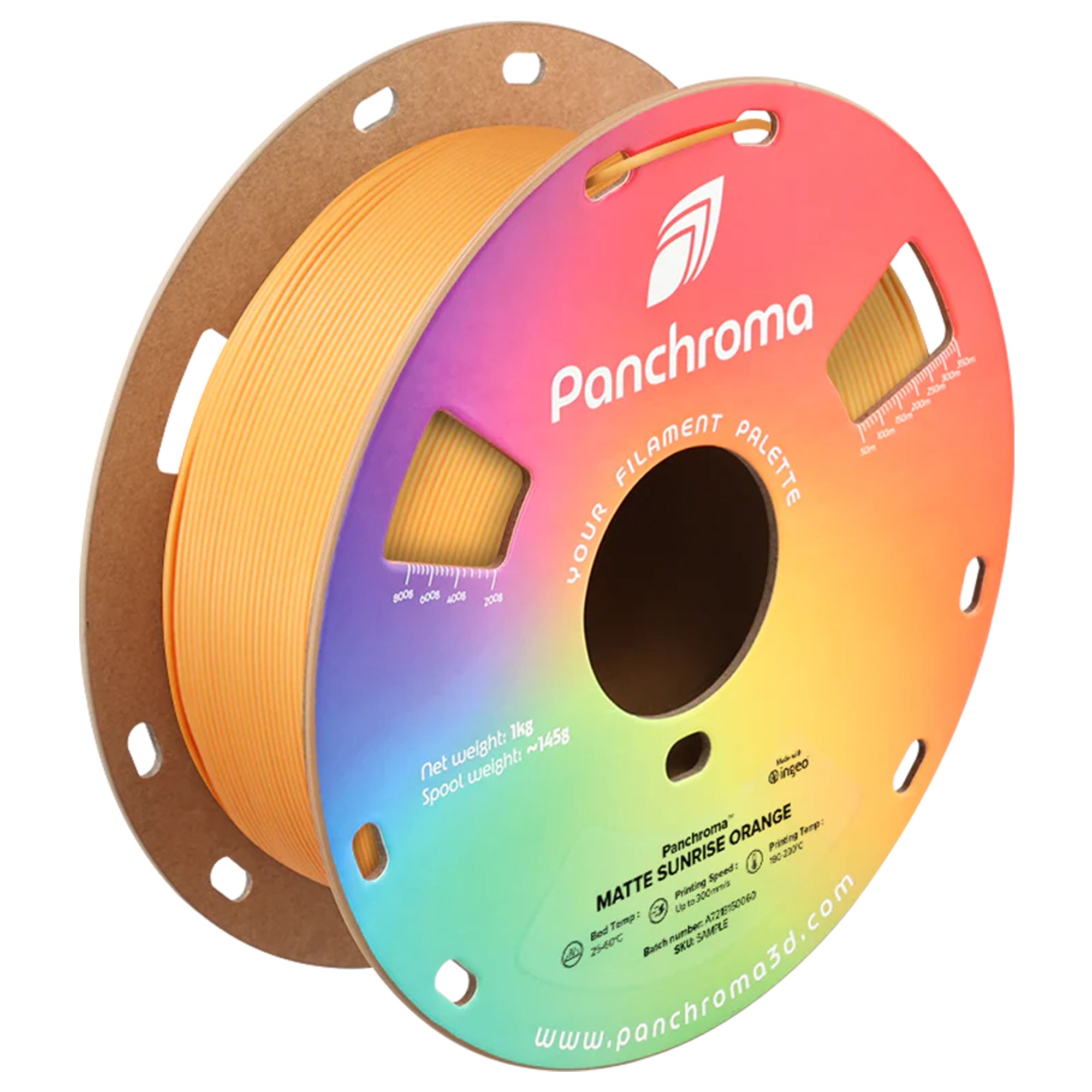 Panchroma Matte PLA Filament 1.75mm 1kg ( Formerly Polymaker PolyTerra PLA)