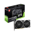 MSI nVidia Geforce RTX 3060 VENTUS 2X OC 12GB Video Card, PCI-e 4.0, GDDR6, 1807 MHz Boost Clock, 3x DisplayPort 1.4, 1x HDMI 2.1 [PC]