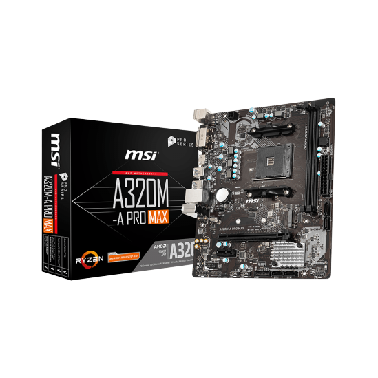MSI A320M-A Pro Max Motherboard A320M-A-PRO-MAX [PC]