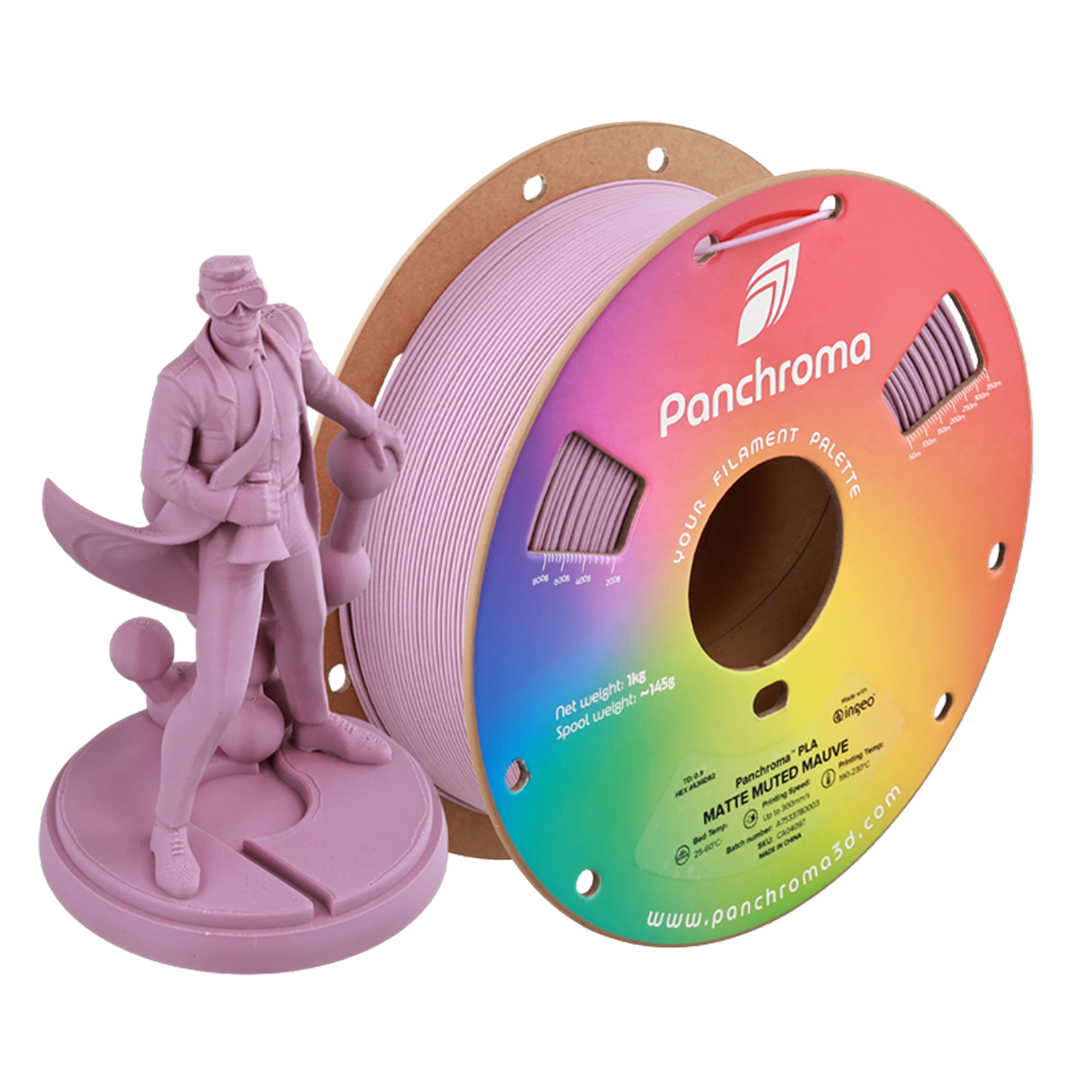 Panchroma Matte PLA Filament 1.75mm 1kg ( Formerly Polymaker PolyTerra PLA)