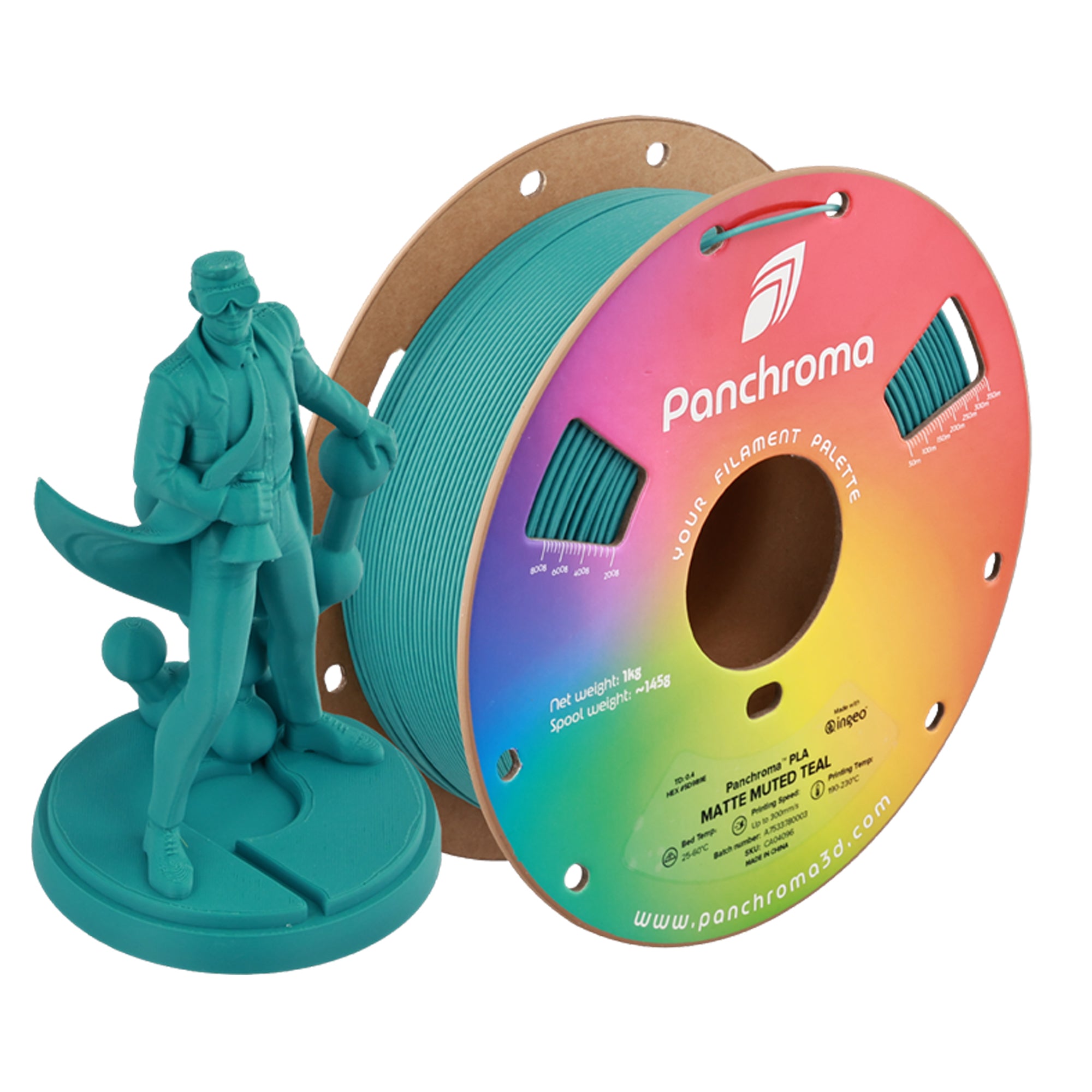Panchroma Matte PLA Filament 1.75mm 1kg ( Formerly Polymaker PolyTerra PLA)