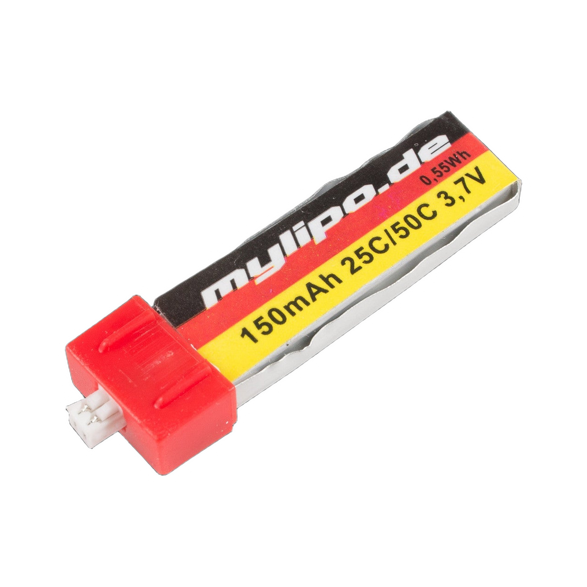 mylipo 150mAh 3.7V 1S 25C JST 1.25 LiPo Battery (4.4g) [DG]