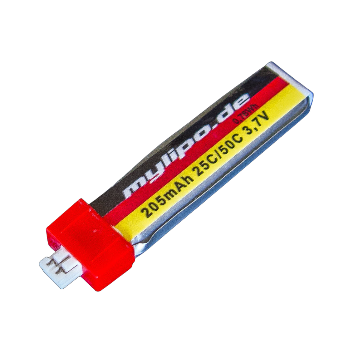 mylipo 205mAh 3.7V 1S 25C PH2.0 LiPo Battery (6.0g) [DG]