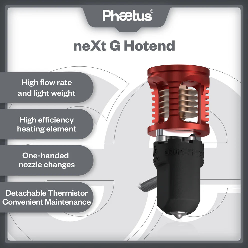 Phaetus DropEffect neXtG Extreme Gradient Hotend 104NT 280 degrees