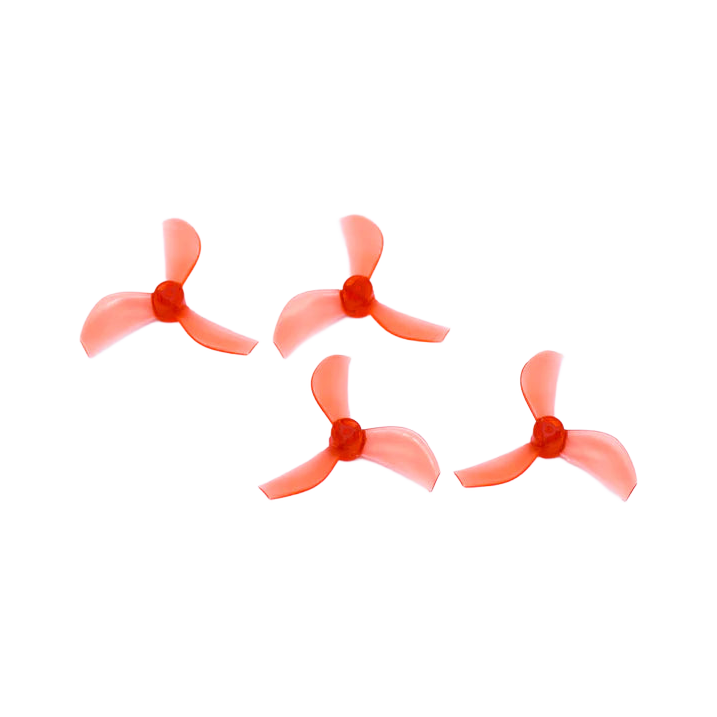 NewBeeDrone Azi (Tri Blade) Micro Propellers 31mm - 1.0mm Shaft (Set of 8) 4XCW 4XCCW