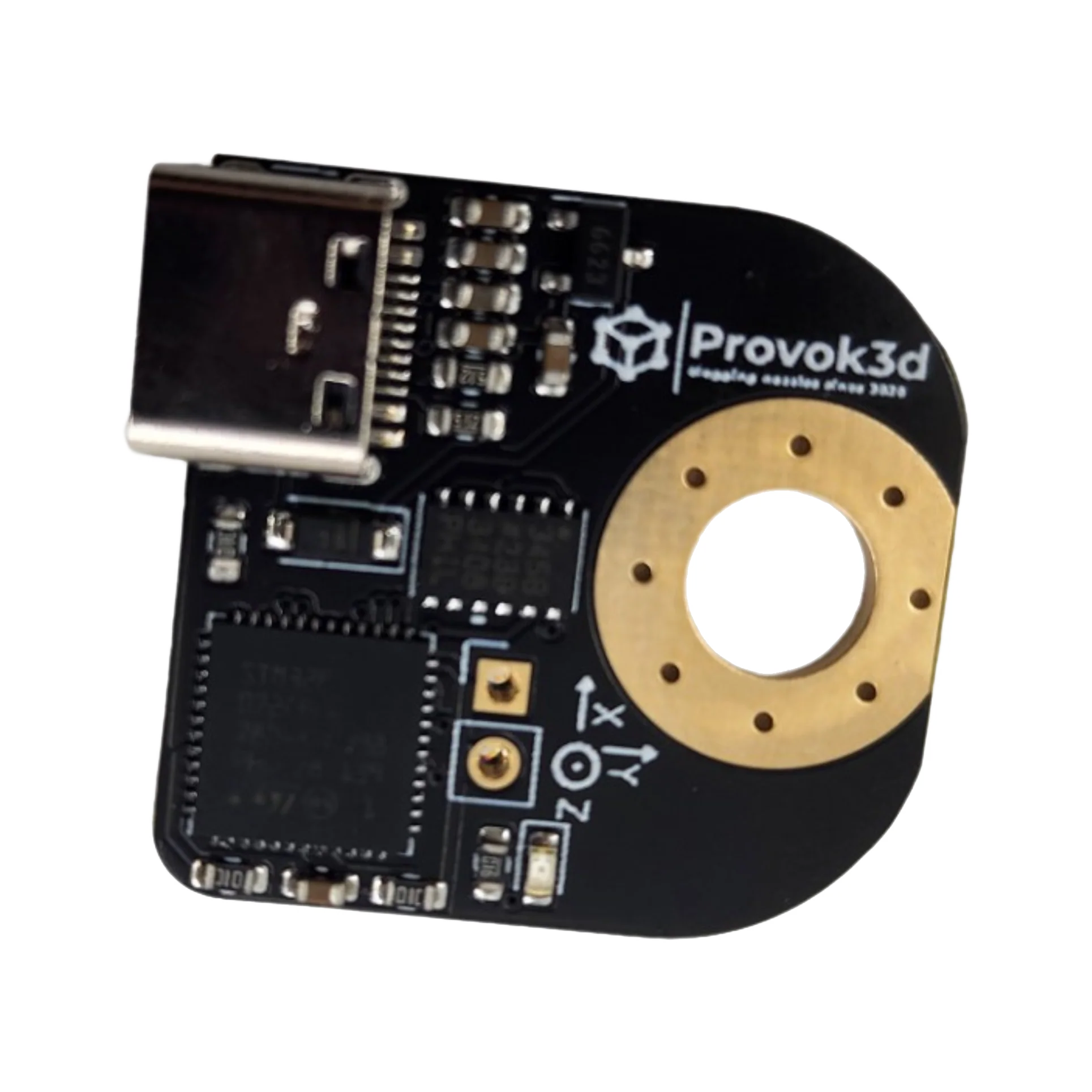 Nozzle Hard Mounted ADXL345 Accelerometer by provok3d / Boxxy dark mode product view 1
