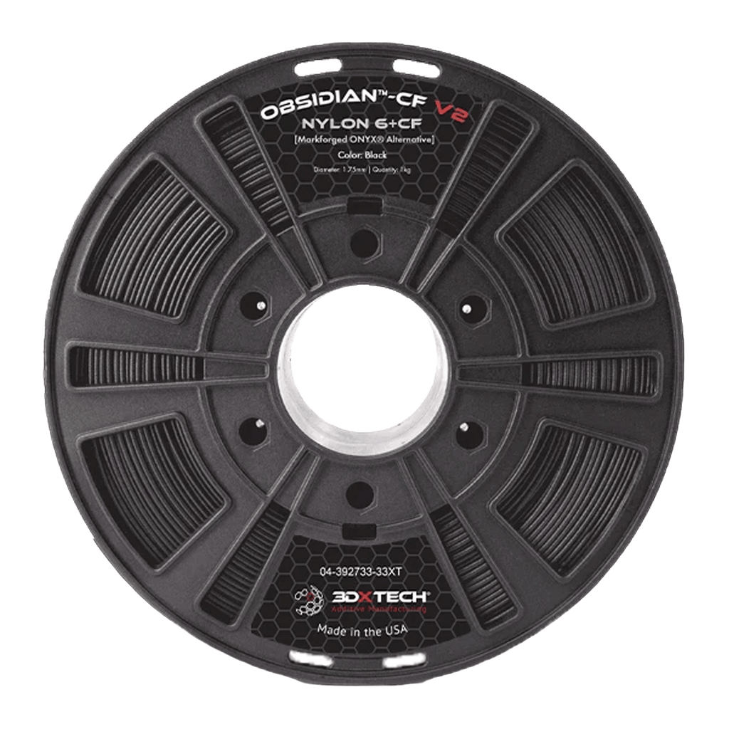 3DXTech OBSIDIAN Nylon 6+CF V2 1.75mm Filament 750g