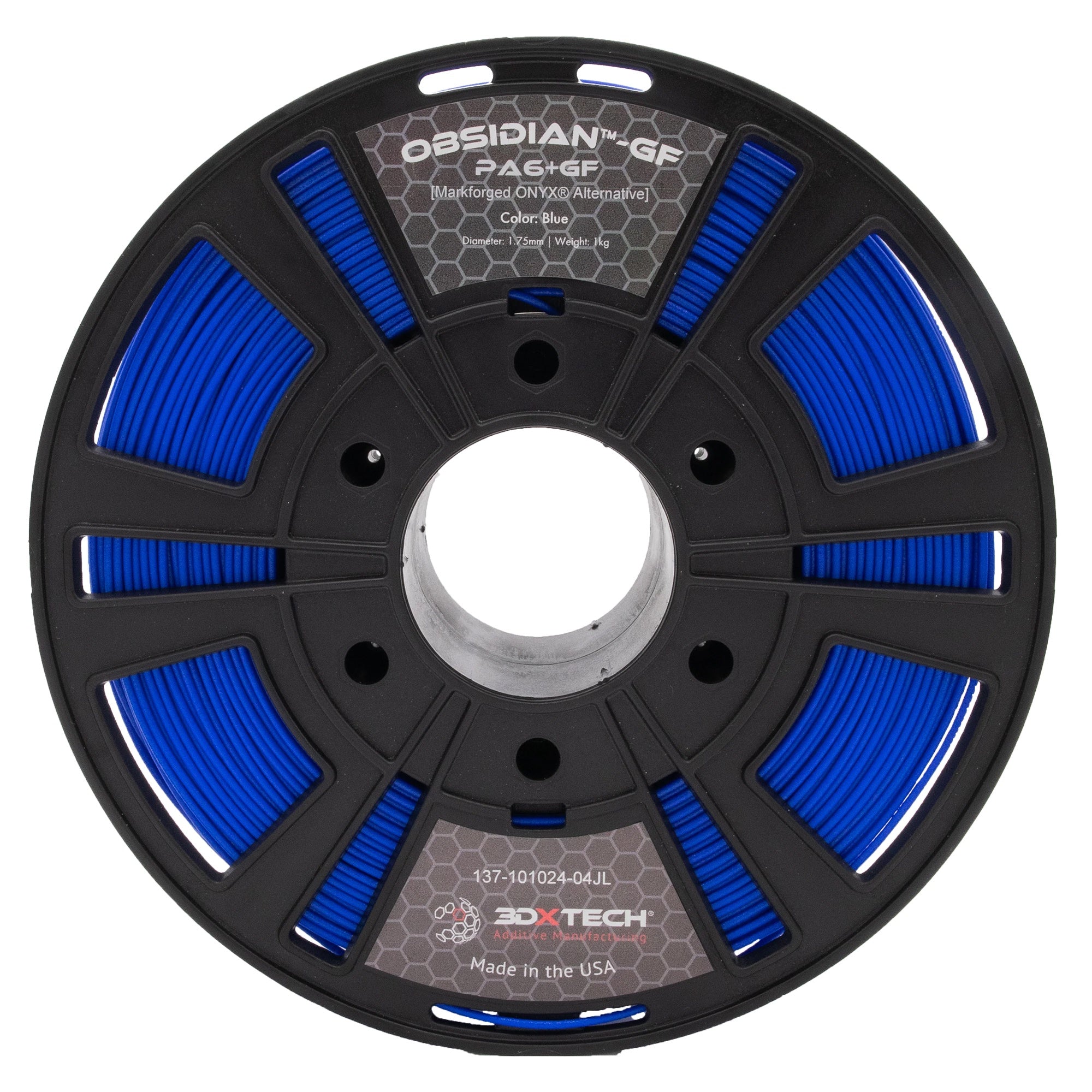 3DXTech Obsidian GF + PA6 1.75mm Filament 1kg