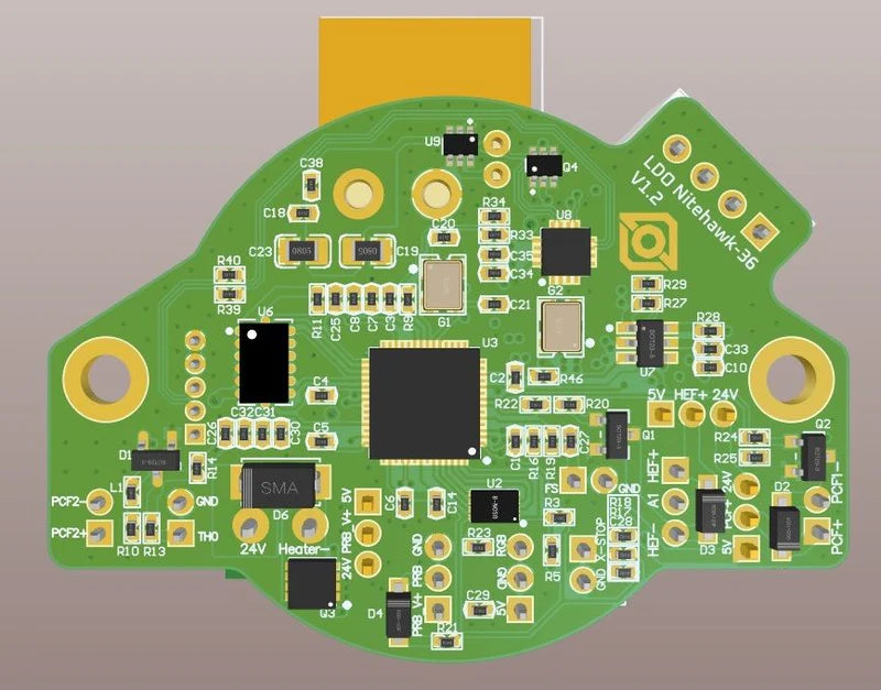 LDO NiteHawk-36 USB Toolboard Toolhead for Klipper (REV C+ )