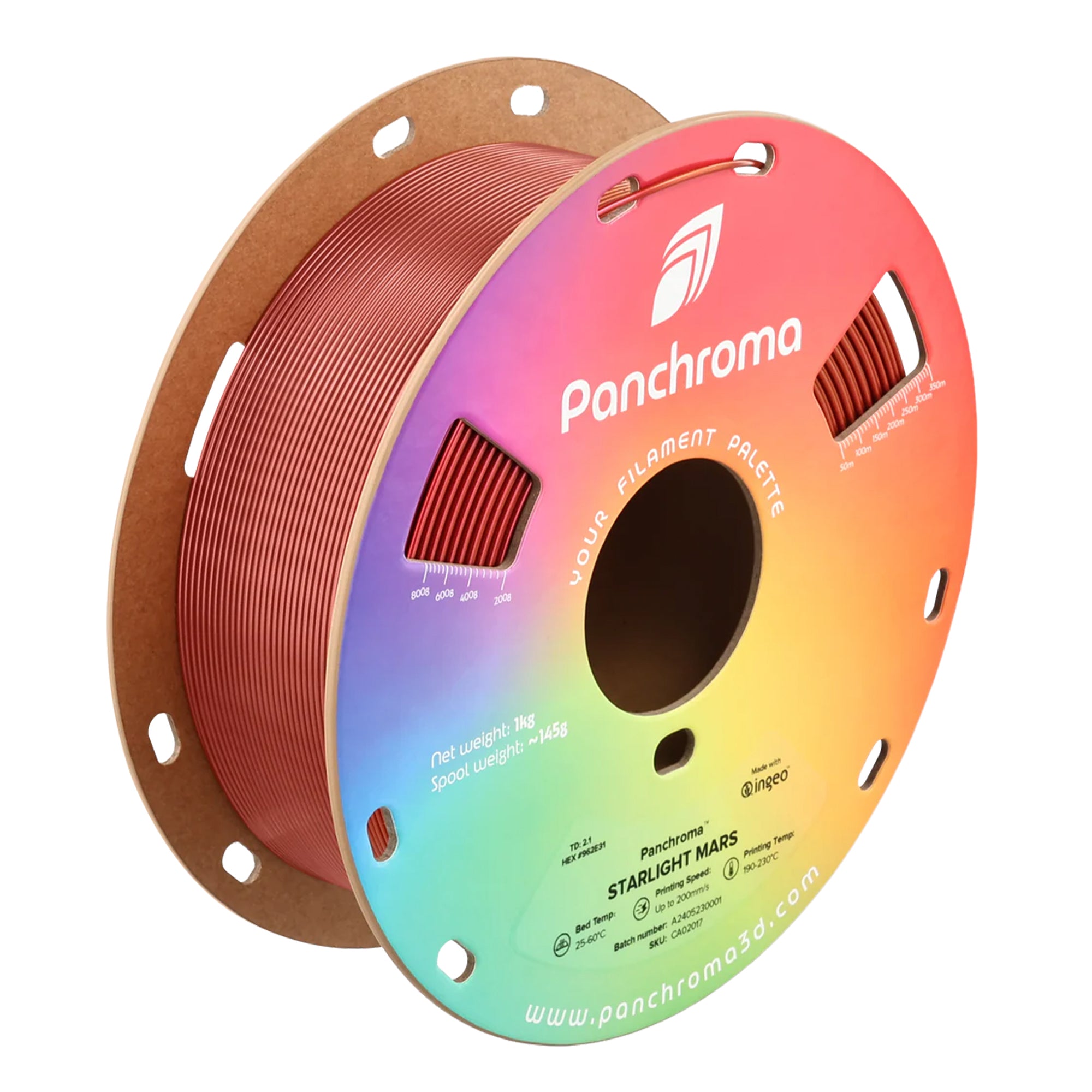 Panchroma Starlight PLA 1.75mm Filament 1kg (Formerly Polylite Starlight PLA)