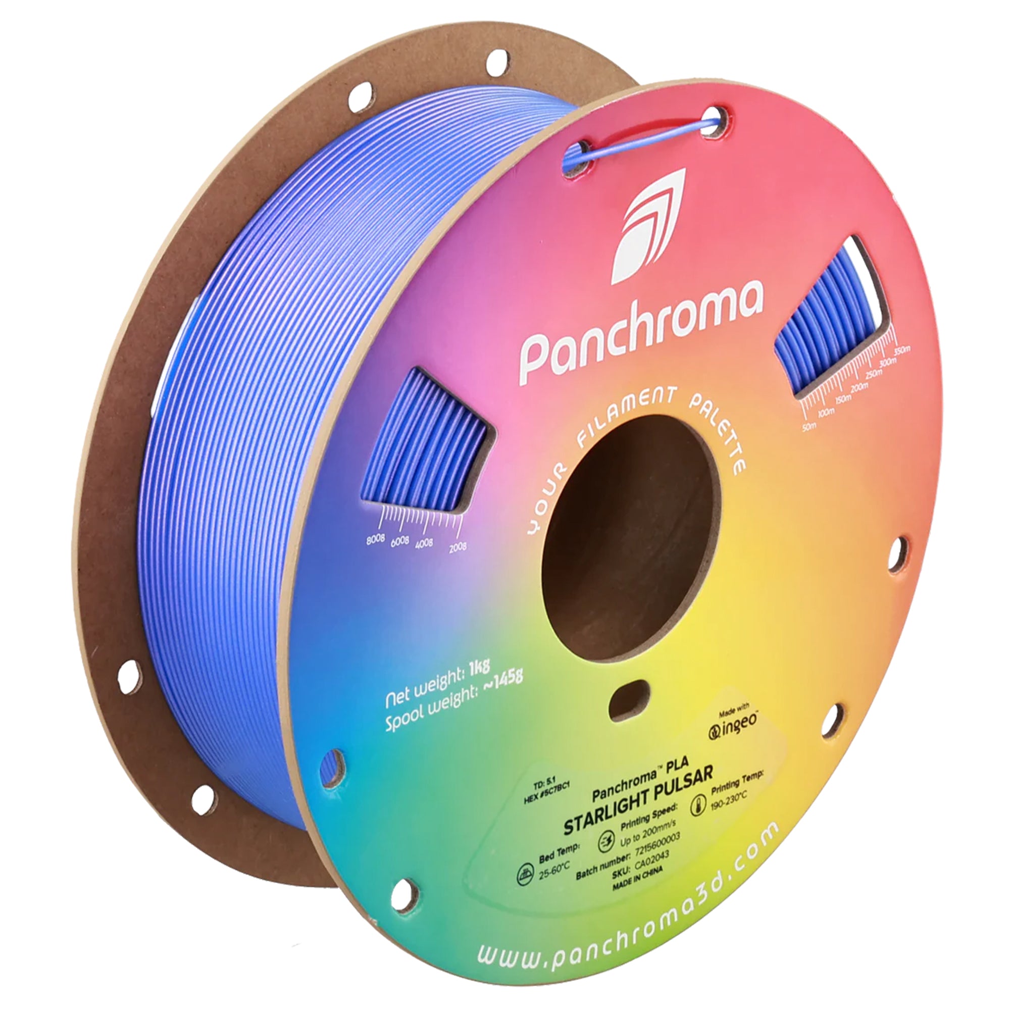 Panchroma Starlight PLA 1.75mm Filament 1kg (Formerly Polylite Starlight PLA)
