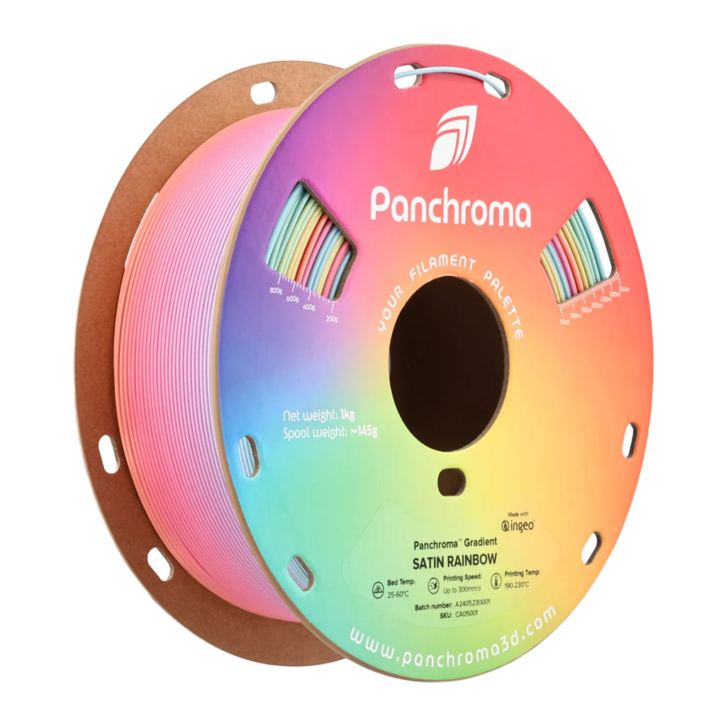 Polymaker Panchroma Gradient Satin Rainbow PLA 1.75mm Filament 1kg