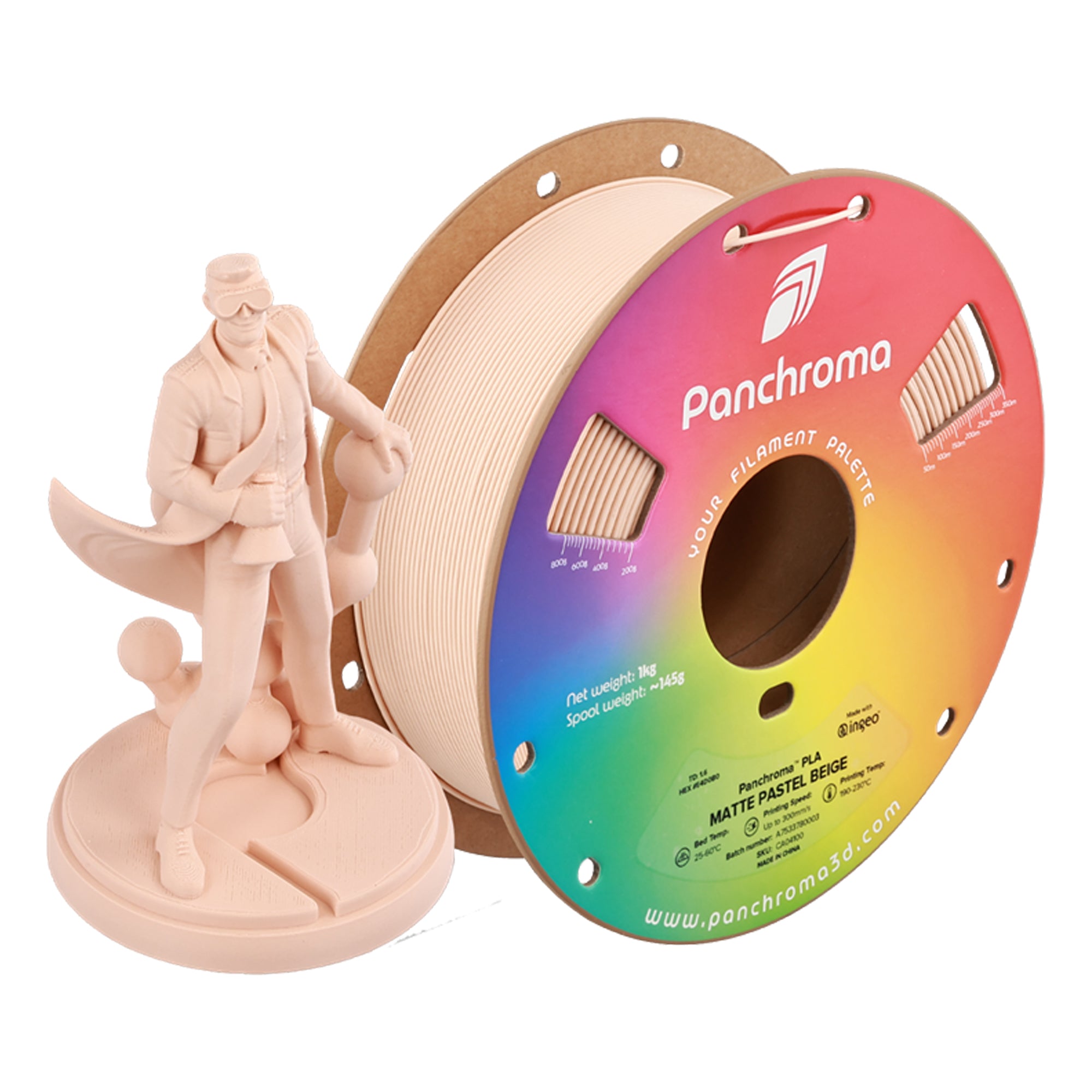Panchroma Matte PLA Filament 1.75mm 1kg ( Formerly Polymaker PolyTerra PLA)