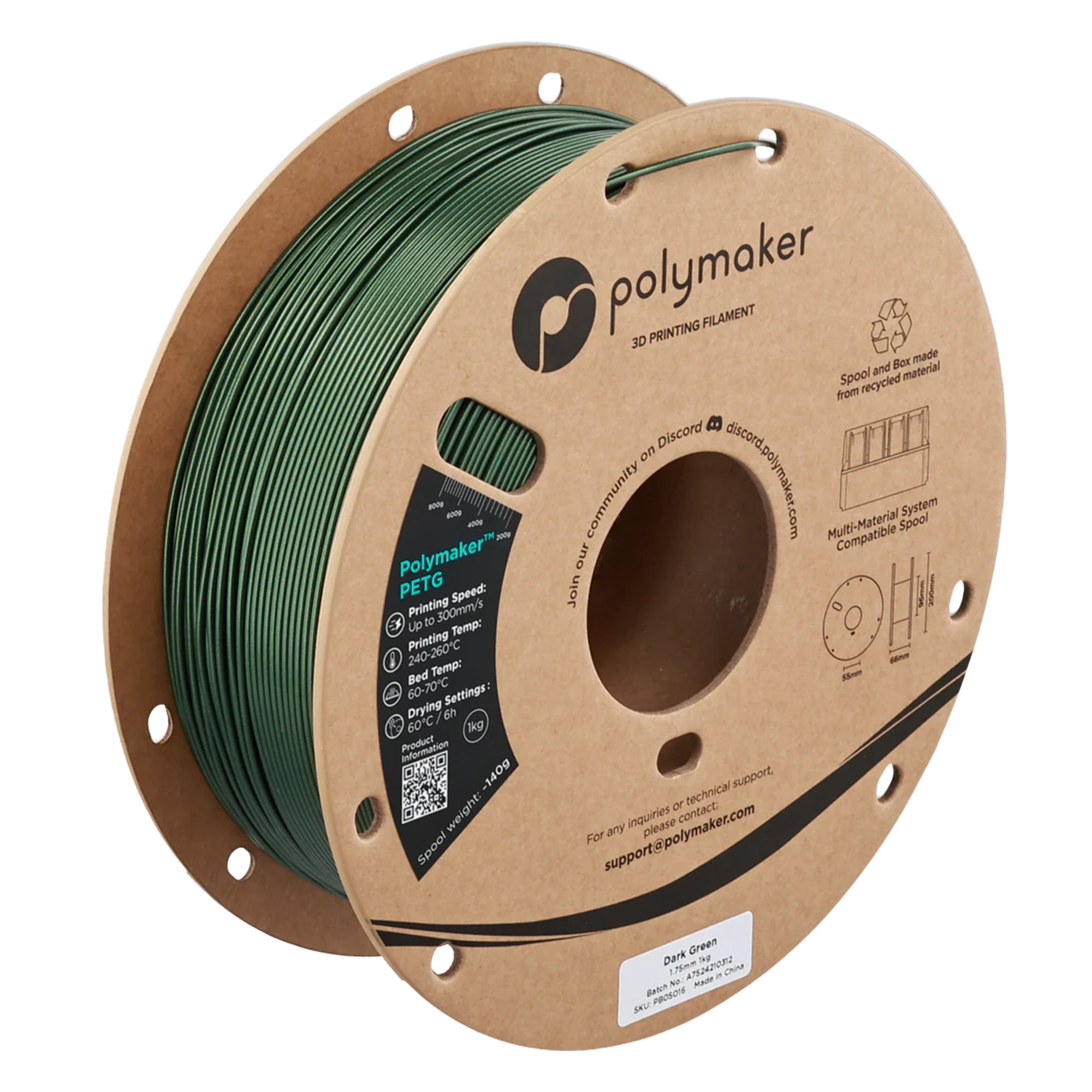 Polymaker PETG 1.75mm Filament 1kg (2025)