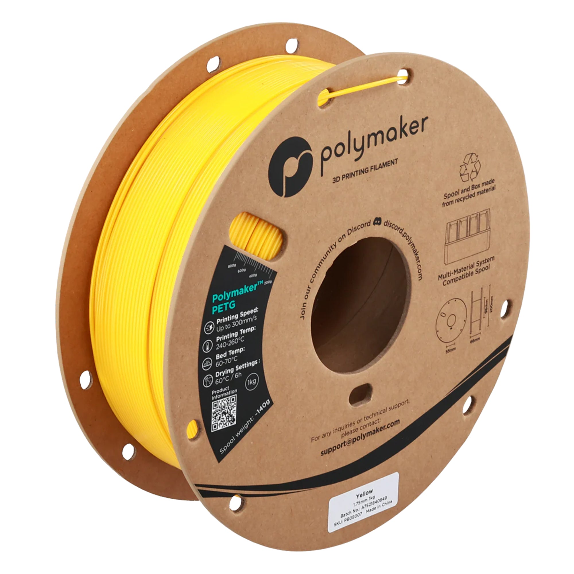 Polymaker PETG 1.75mm Filament 1kg (2025)