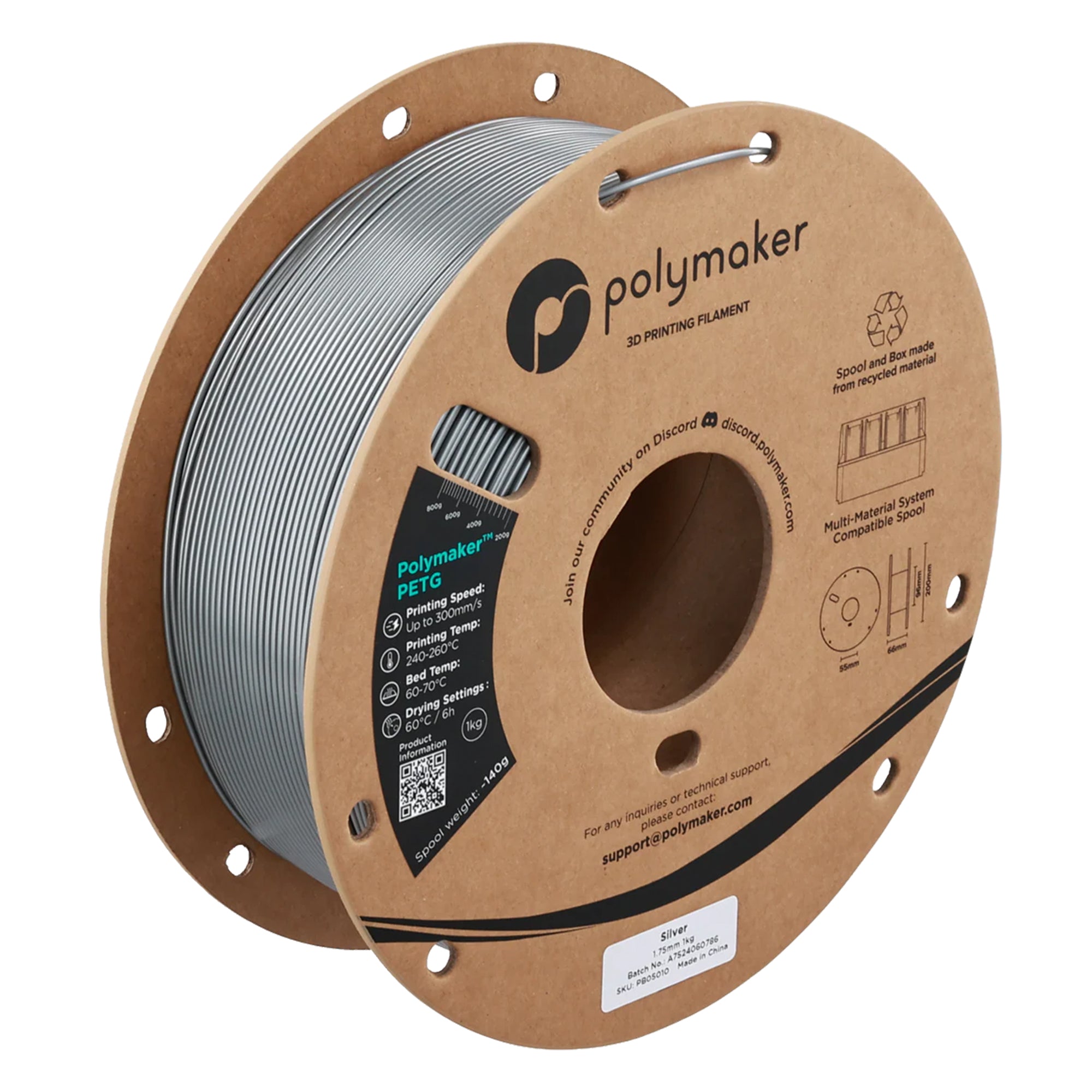 Polymaker PETG 1.75mm Filament 1kg (2025)