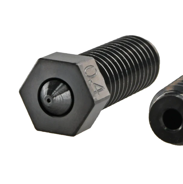 Phaetus Tungsten Carbide nozzle on transparent background with Version 4 white halo