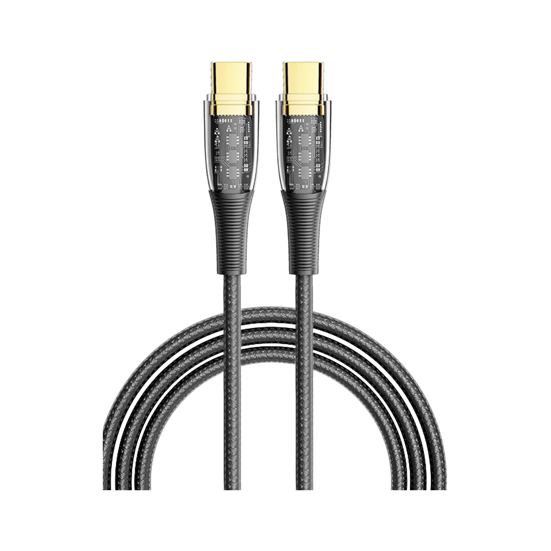 Phaser FPV USB-C to USB-C 2M 100w Braided Charging Cable
