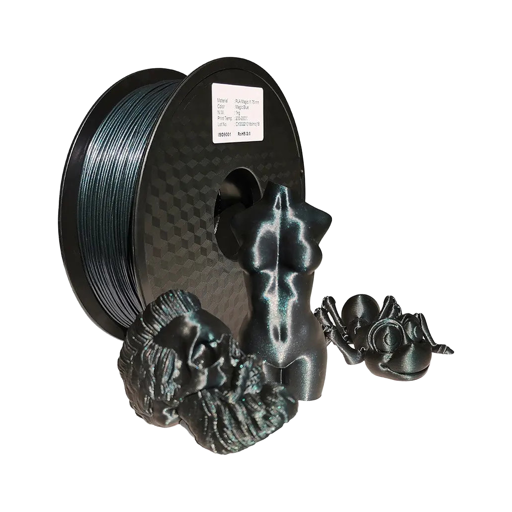 Phaser3D Magic Holographic Twinkle Sparkle PLA Filament 1.75mm 1kg