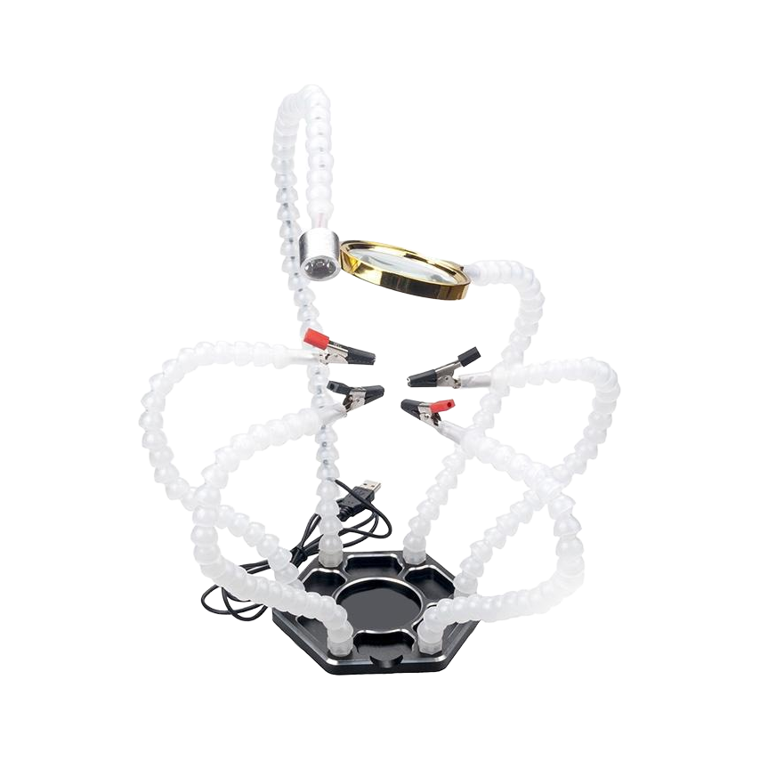 Phaser FPV Helping Hands with LED Light and Magnifier