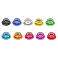 Plexa Low Profile M5 8.0mm Shaft Aluminum Nylon Self-Lock Nuts (5pc)
