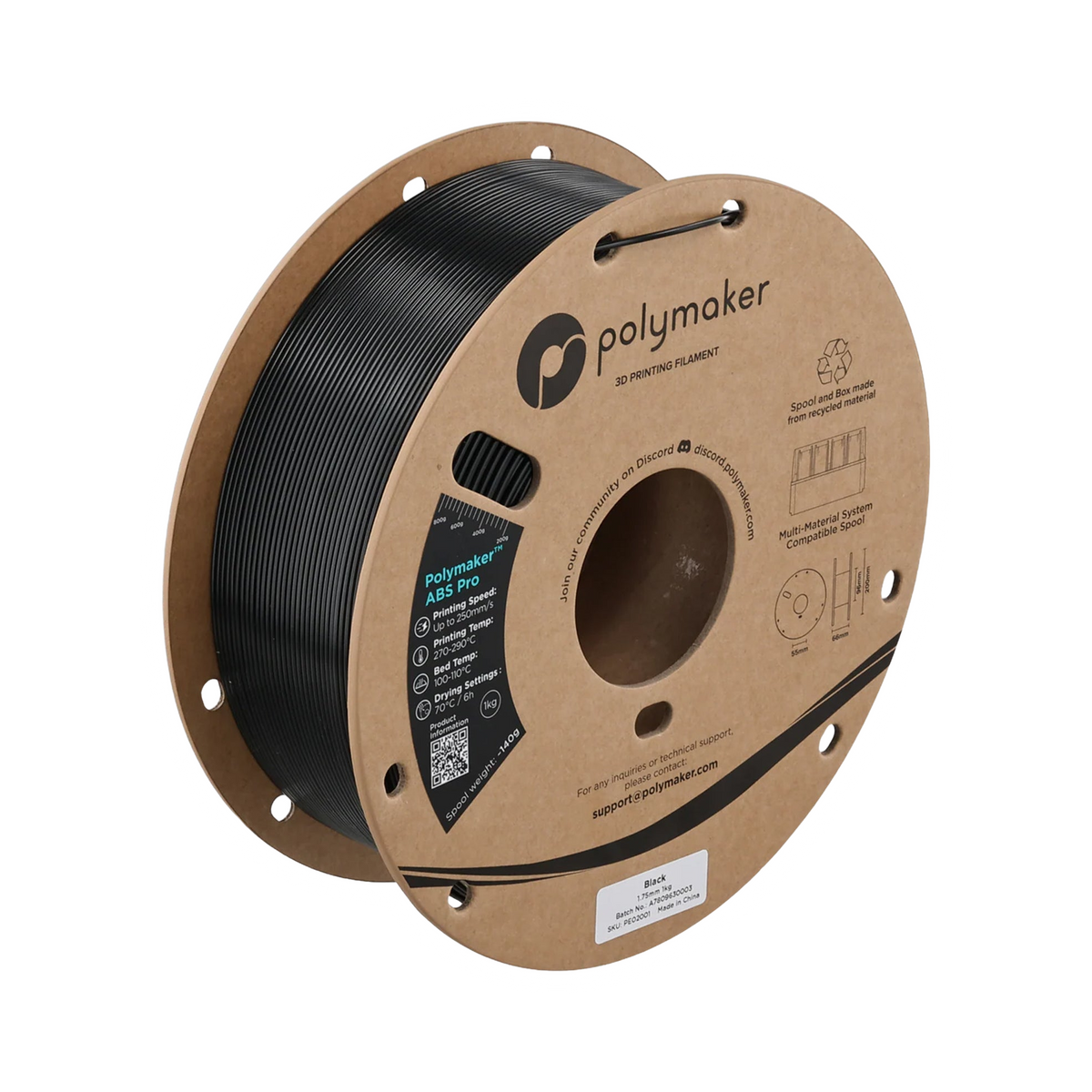 Polymaker ABS Pro 1.75mm Filament 1kg