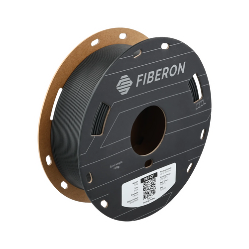 Polymaker Fiberon PET-CF17 1.75mm Filament 500g – view 1 transparent dark-mode product image