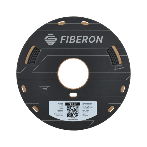 Polymaker Fiberon PET-CF17 1.75mm Filament 500g – view 2 transparent dark-mode product image