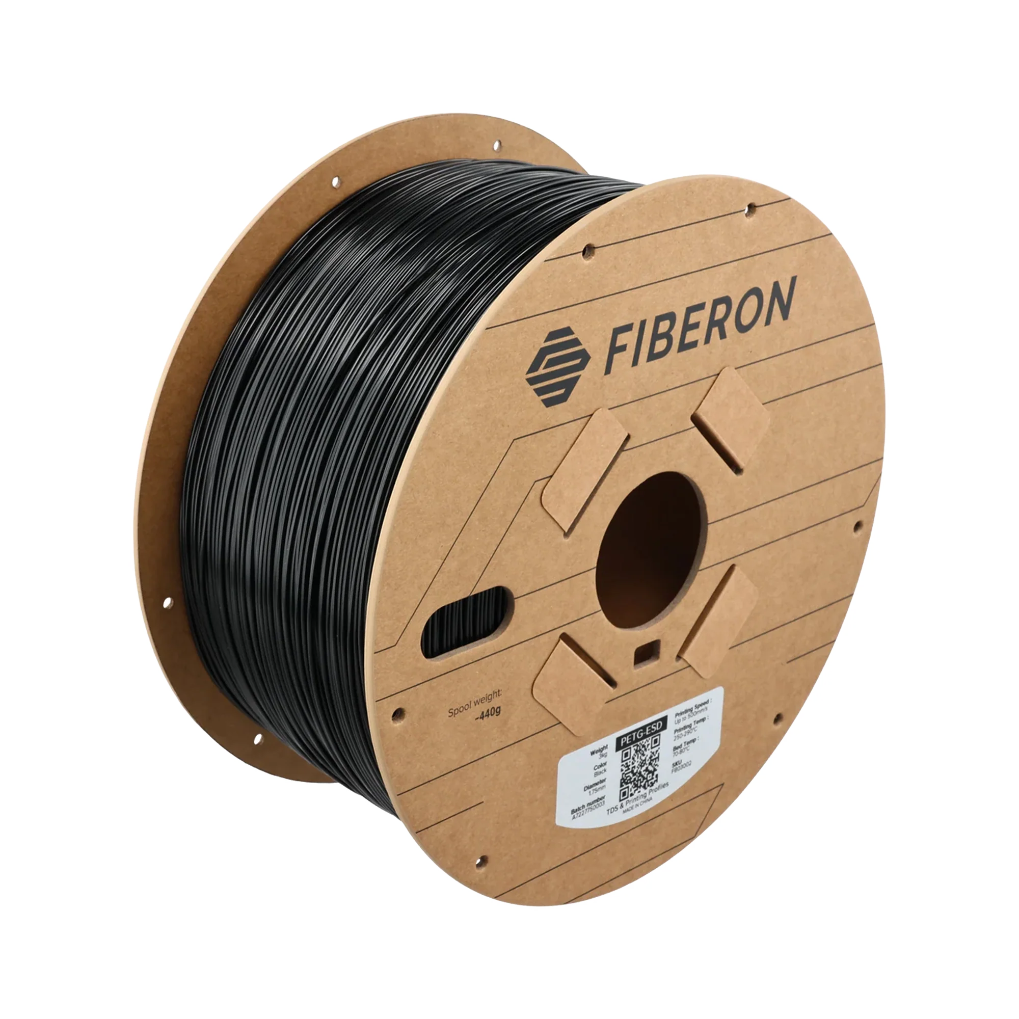 Polymaker Fiberon PETG-ESD 1.75mm Filament 3kg dark mode image 1