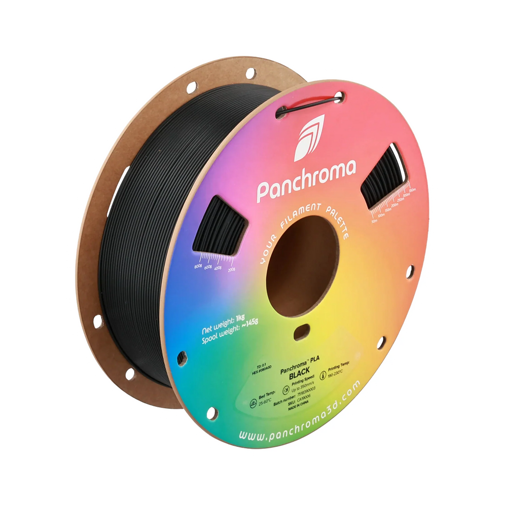 Polymaker Panchroma Basic PLA Black — dark-mode product image