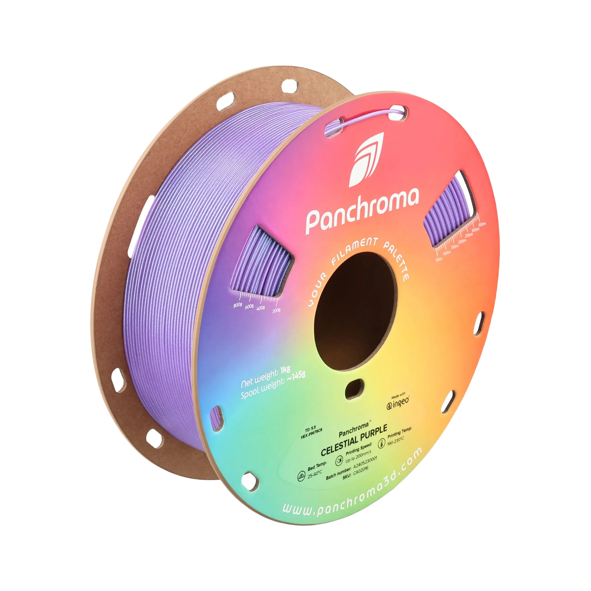 Polymaker Panchroma Celestial PLA 1.75mm Filament 1kg - dark mode image 1