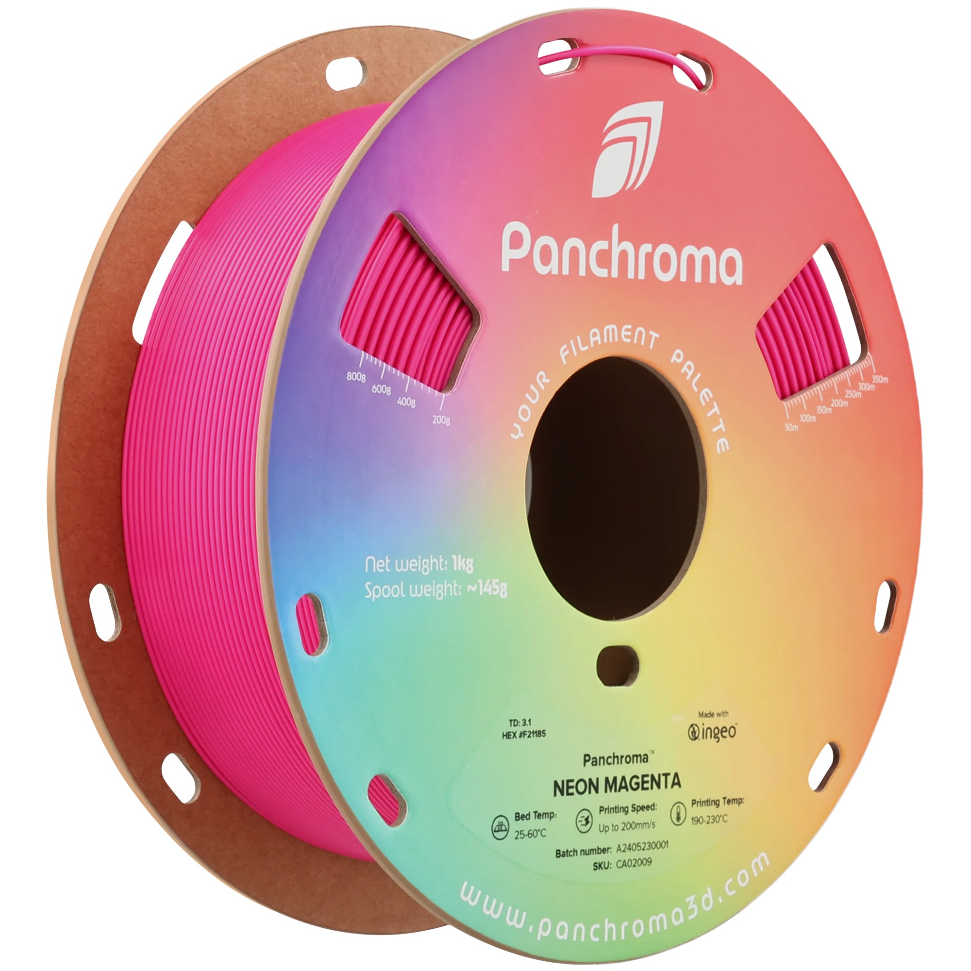 Polymaker Panchroma Neon PLA 1.75mm Filament 1kg