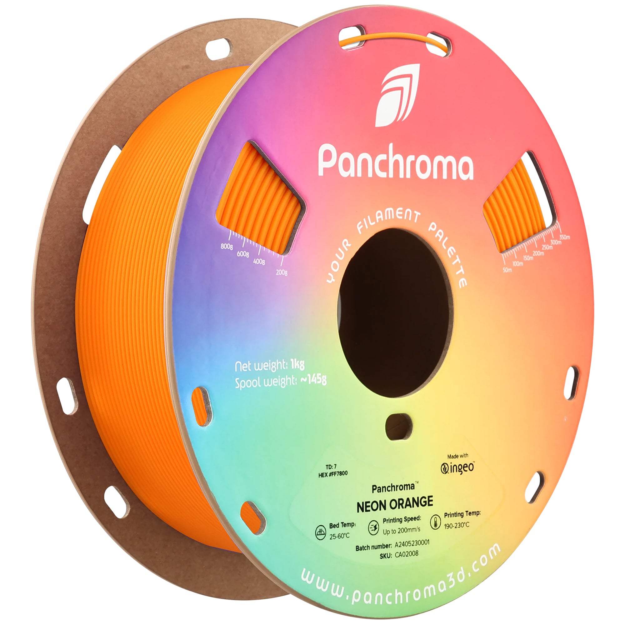 Polymaker Panchroma Neon PLA 1.75mm Filament 1kg