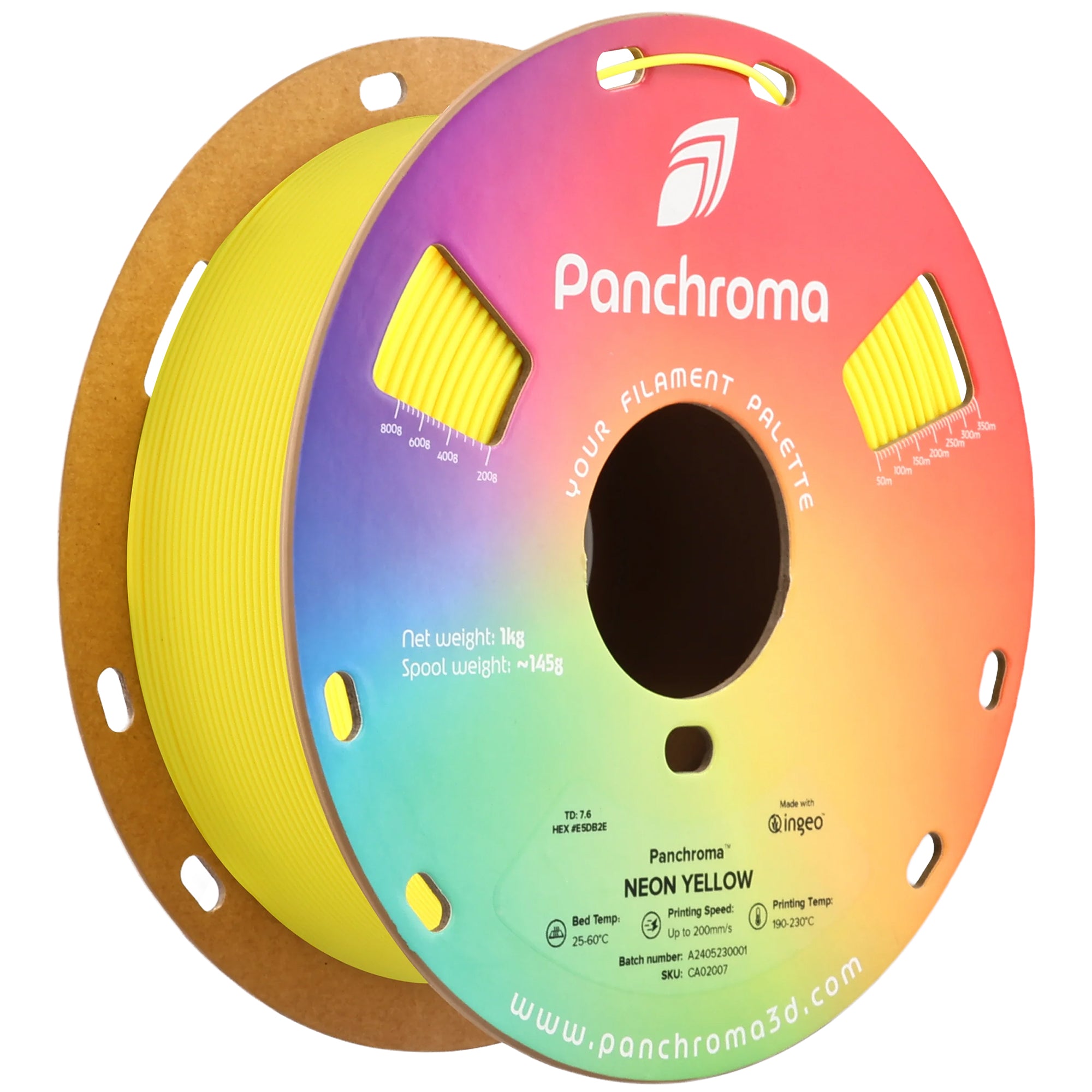 Polymaker Panchroma Neon PLA 1.75mm Filament 1kg