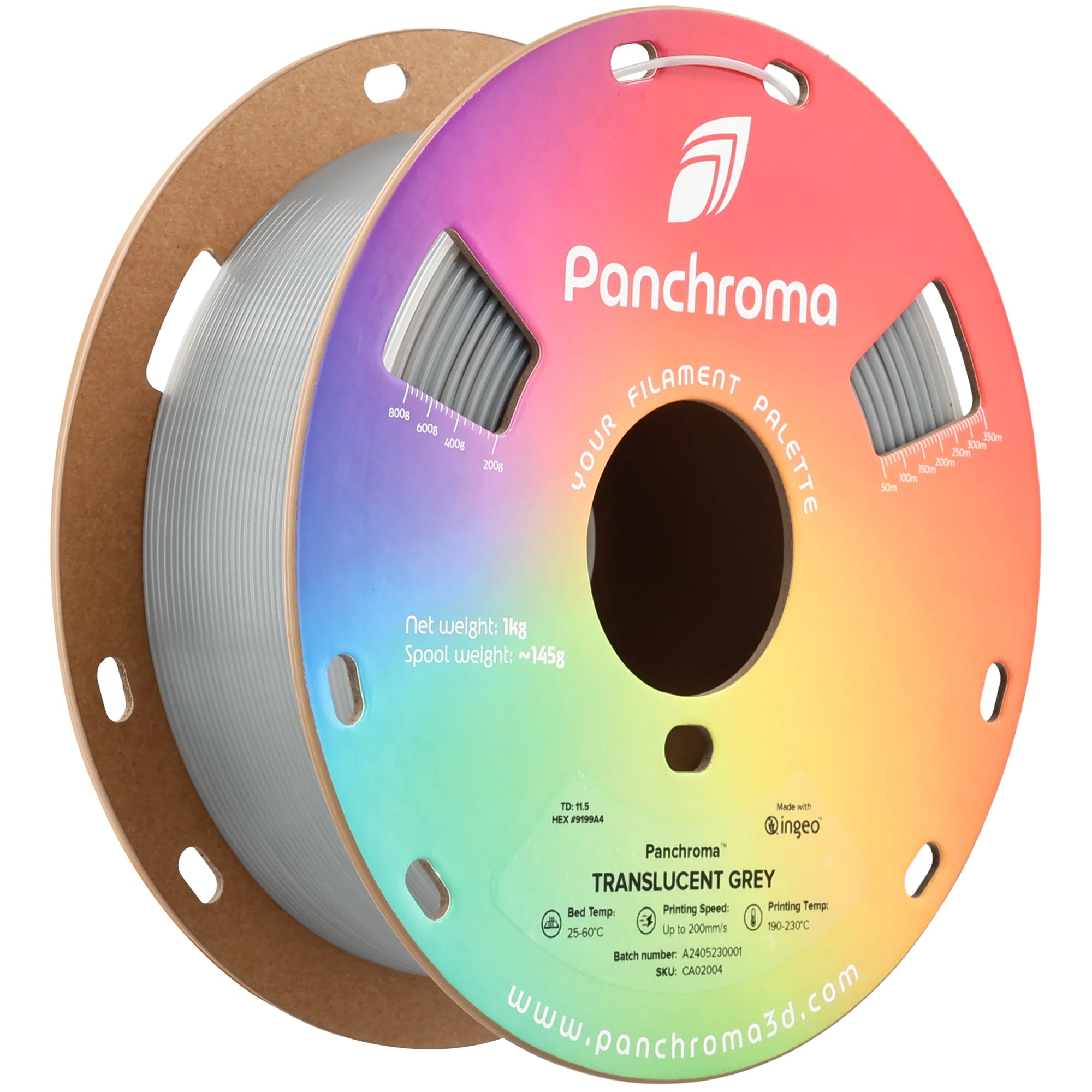 Polymaker Panchroma Translucent PLA CMYK 1.75mm Filament 1kg