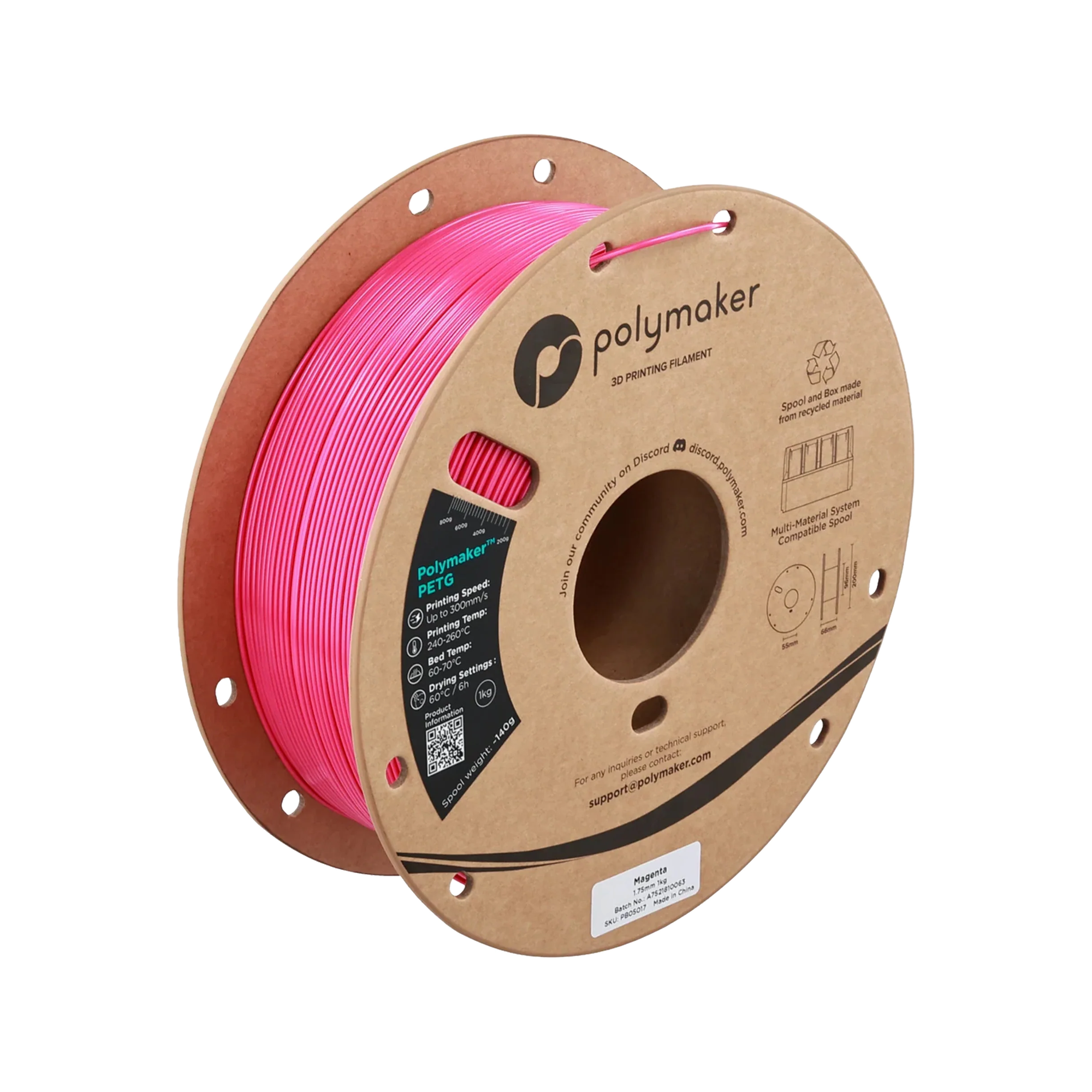Polymaker PETG 1.75mm Filament 1kg (2025) - product view 1
