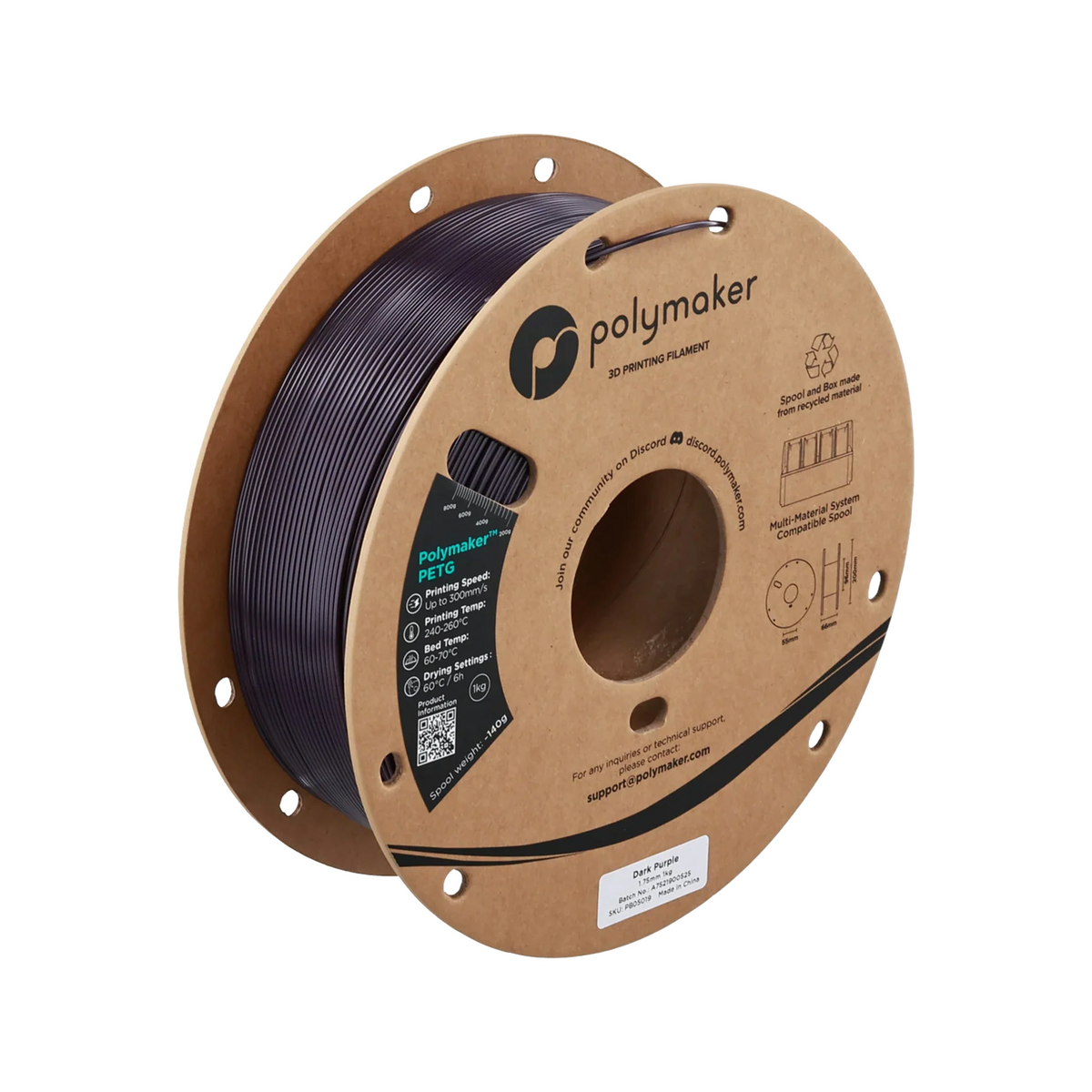 Polymaker PETG 1.75mm Filament 1kg (2025) - product view 2