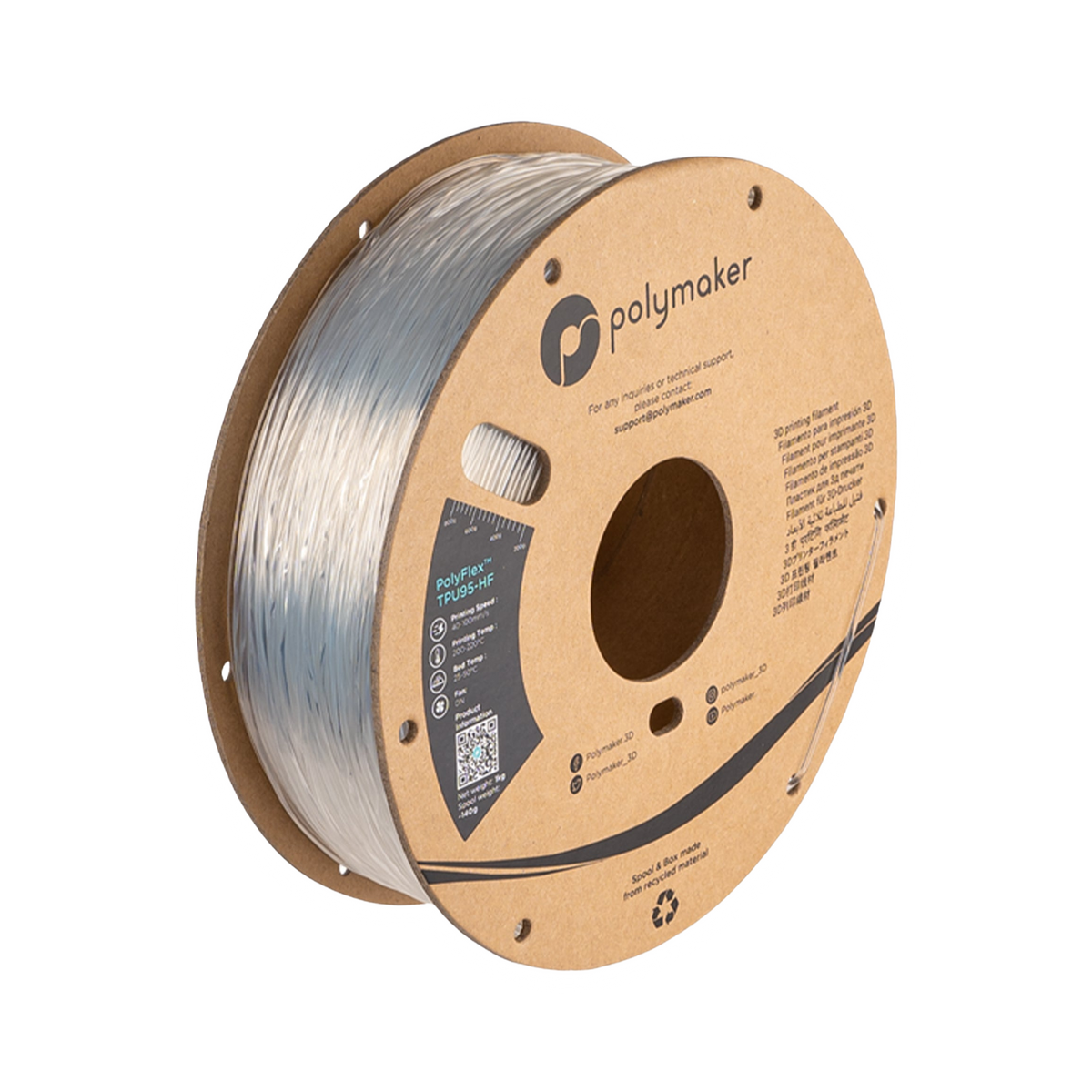 Polymaker Polyflex TPU95 High Flow Filament 1.75mm 1kg