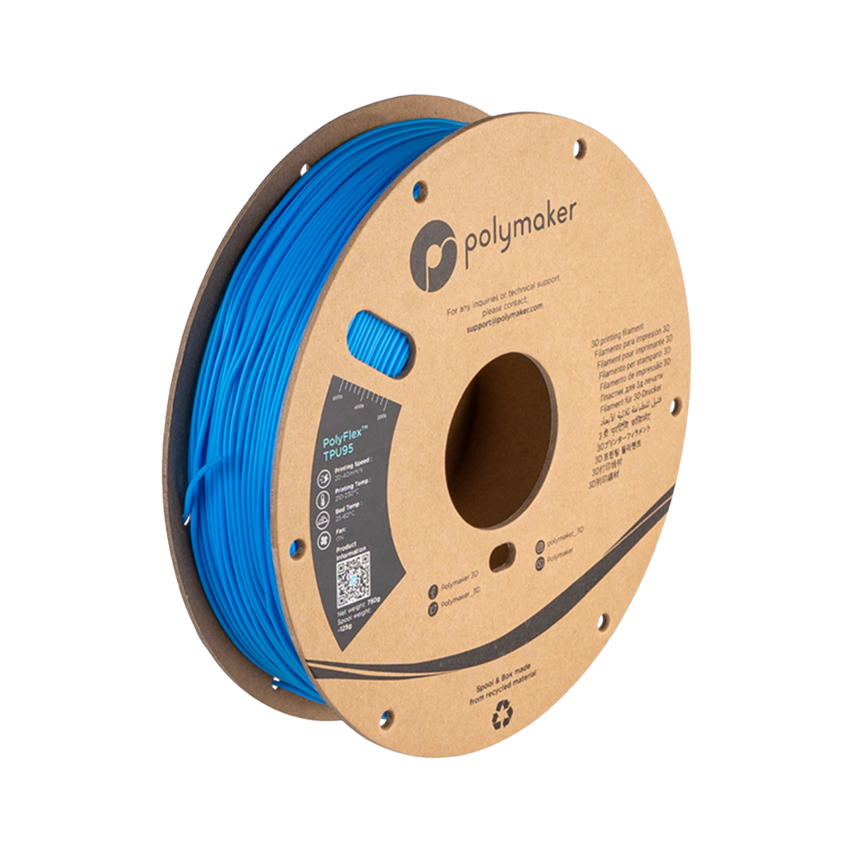 Polymaker PolyFlex TPU95 1.75mm Filament 750g