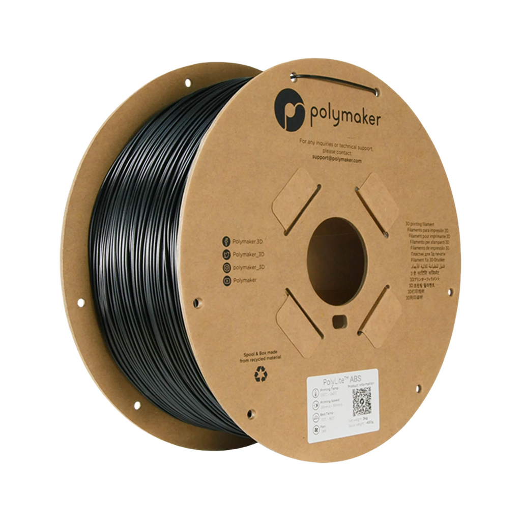 Polymaker PolyLite ABS 3kg spool - transparent dark mode image 1