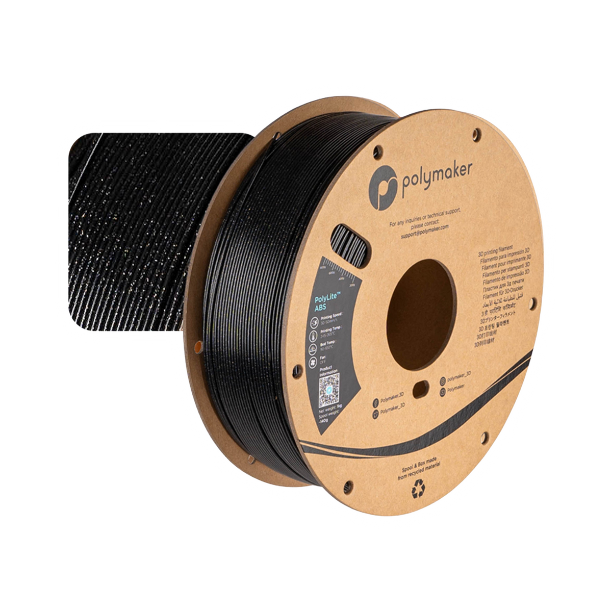 Polymaker PolyLite ABS Galaxy 1.75mm Filament 1kg