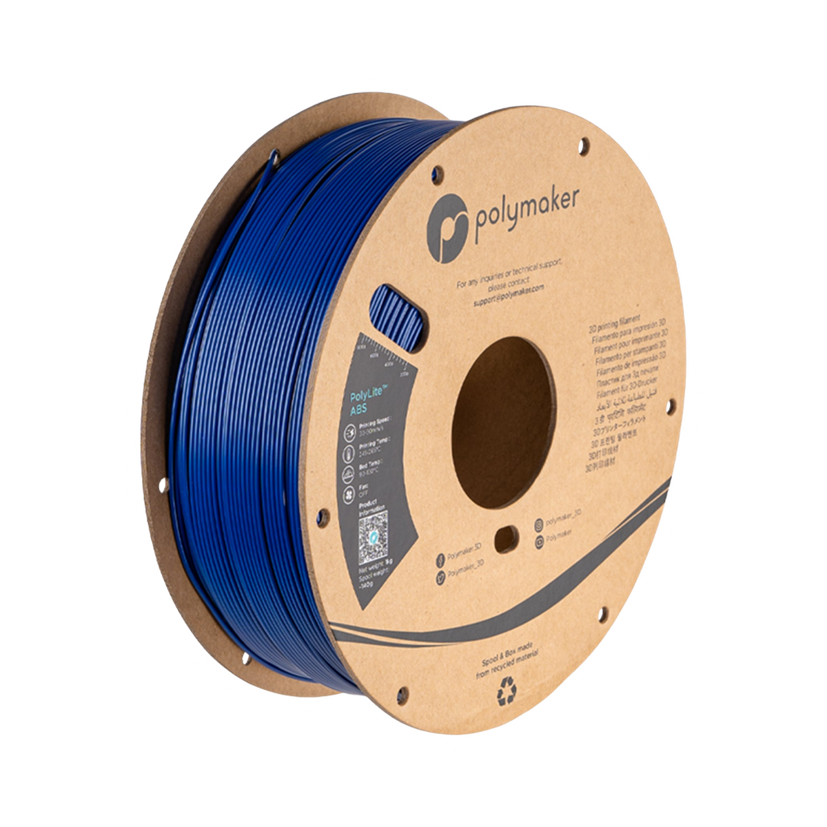 Polymaker PolyLite ABS 1.75mm Filament 1kg