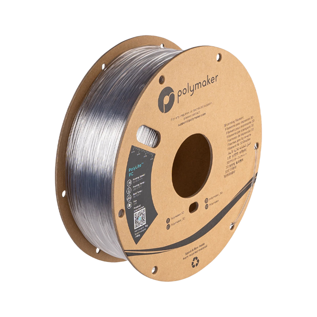 Polymaker PolyLite PC 1.75mm Filament 1kg