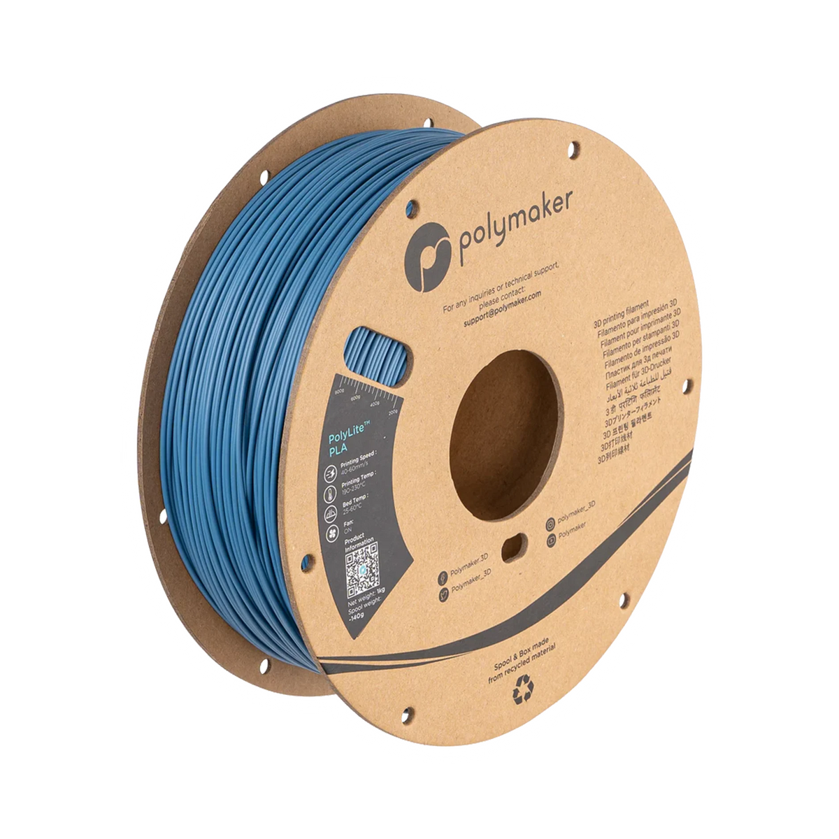 Polymaker PolyLite PLA 1.75mm Filament 1kg [EOL]
