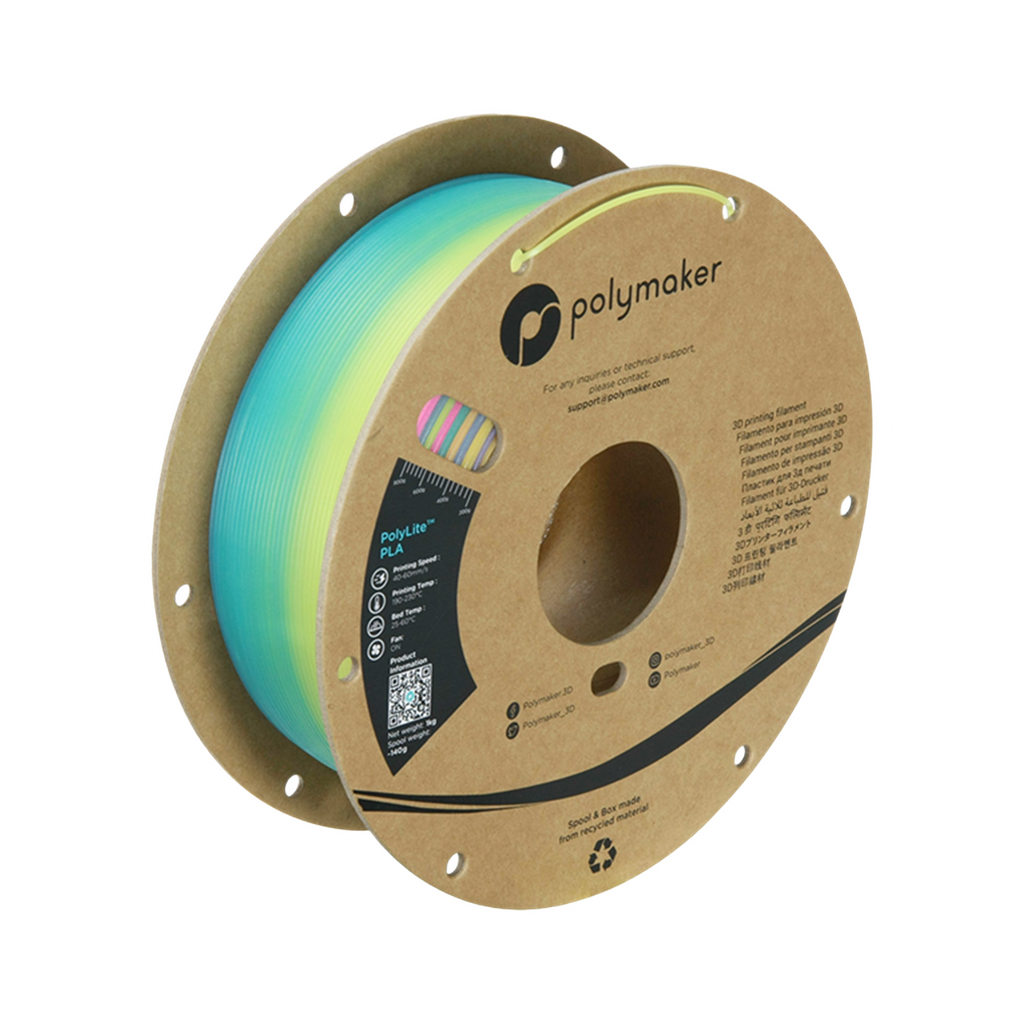 Polymaker Polylite PLA Luminous Rainbow 1.75mm 1kg