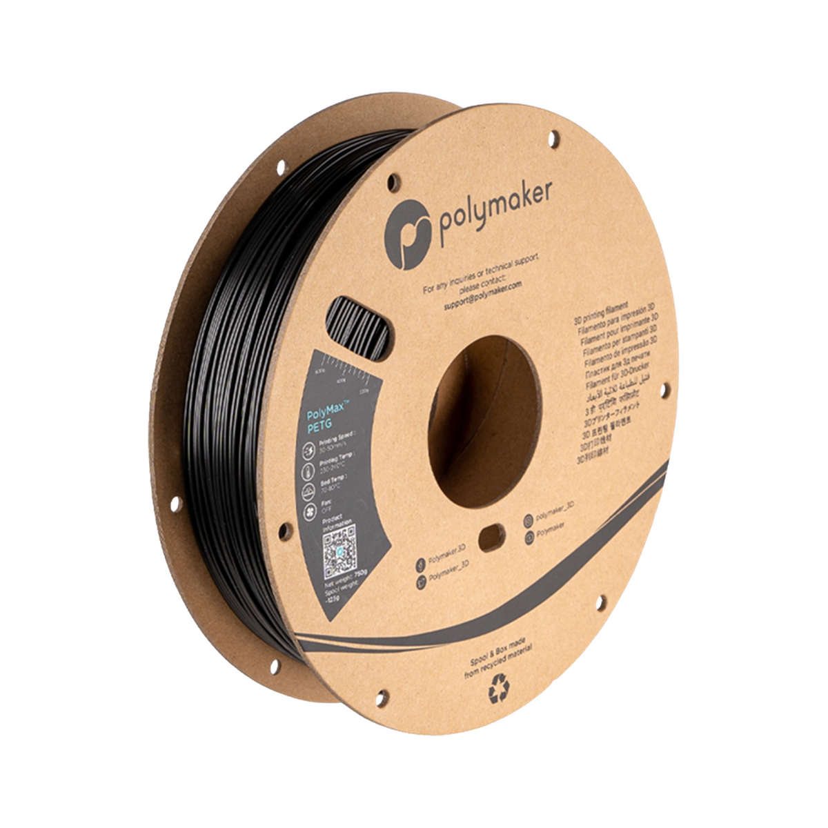 Polymaker PolyMax PETG 1.75mm Filament 750g